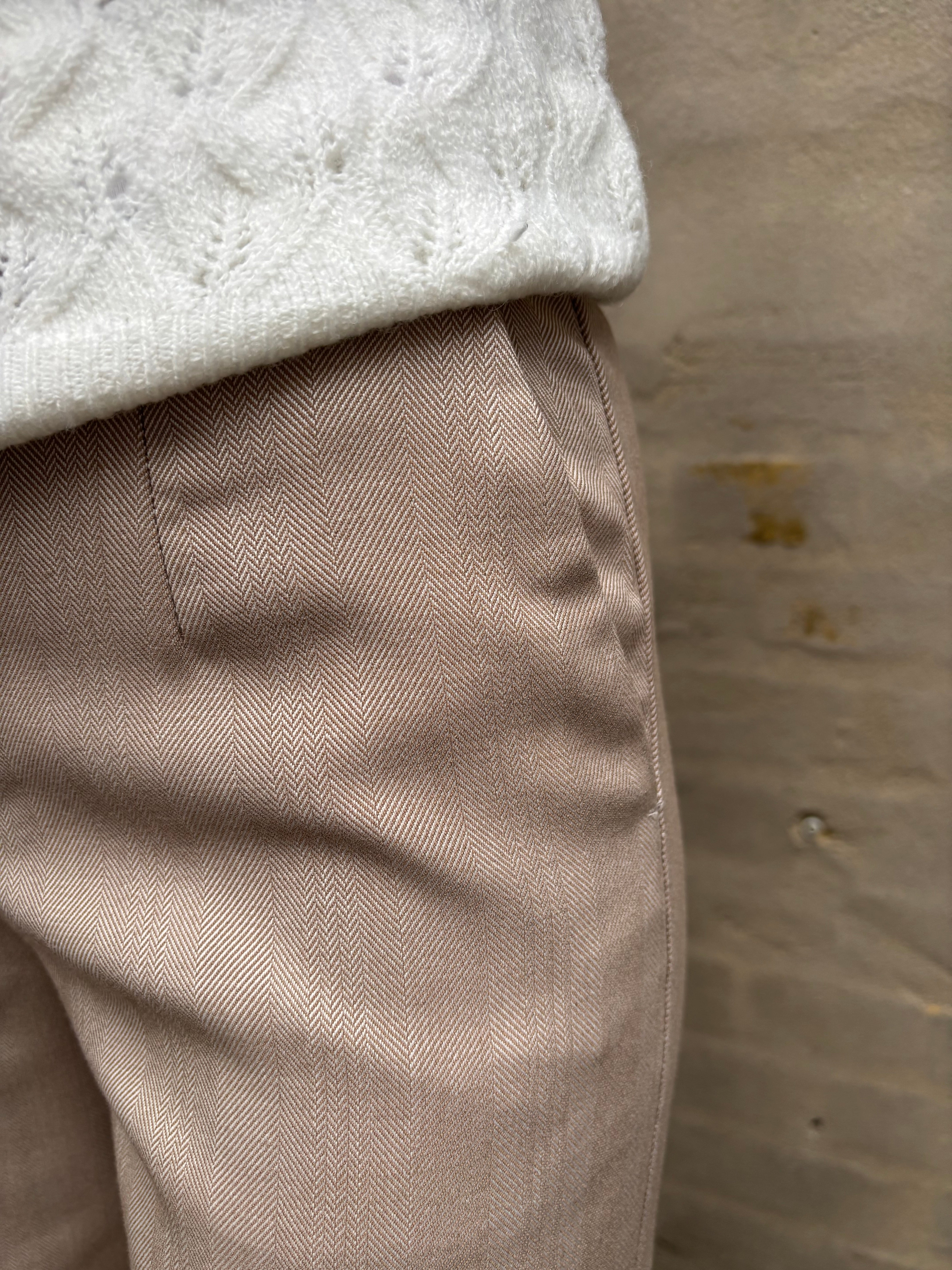 Lisa WIDE byxa - Fossil Sandshell specialrand