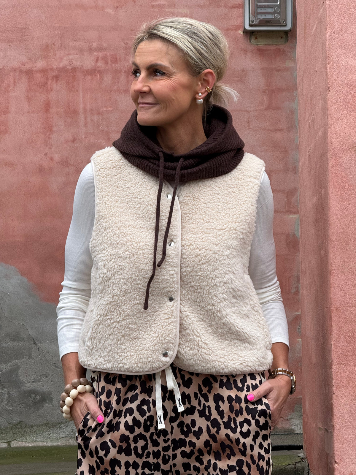 ELLA WAISTCOAT - Sandshell