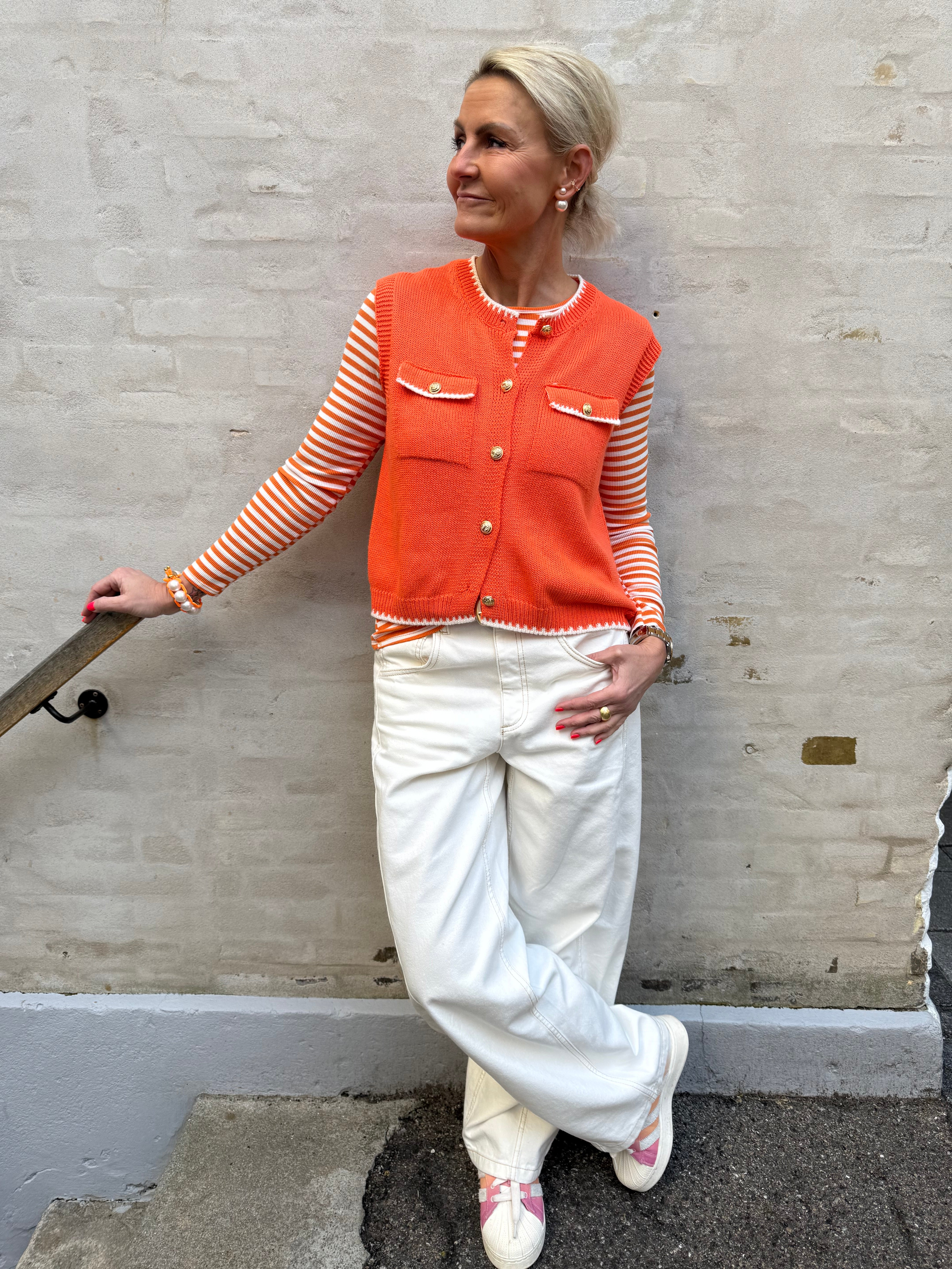 Giletta väst - Orange