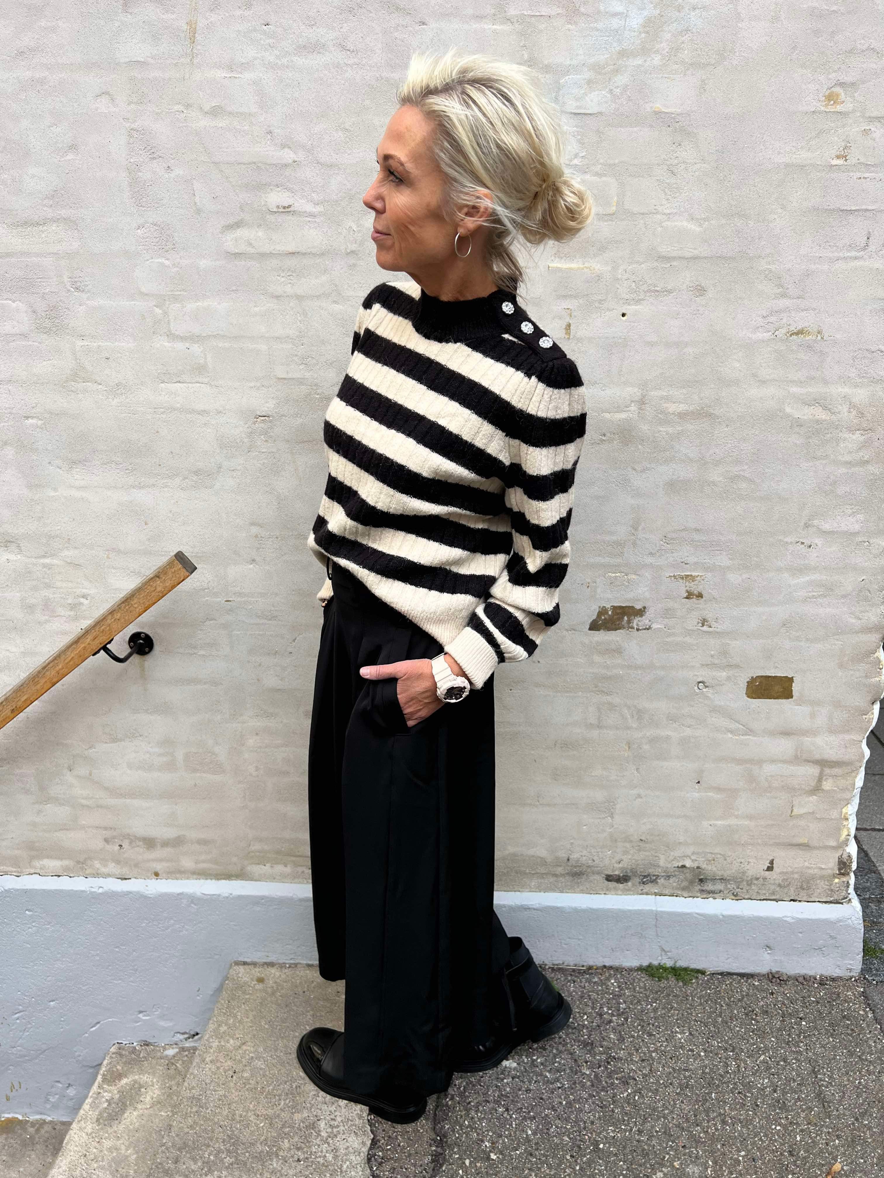 Anya plisserad kjol - Svart