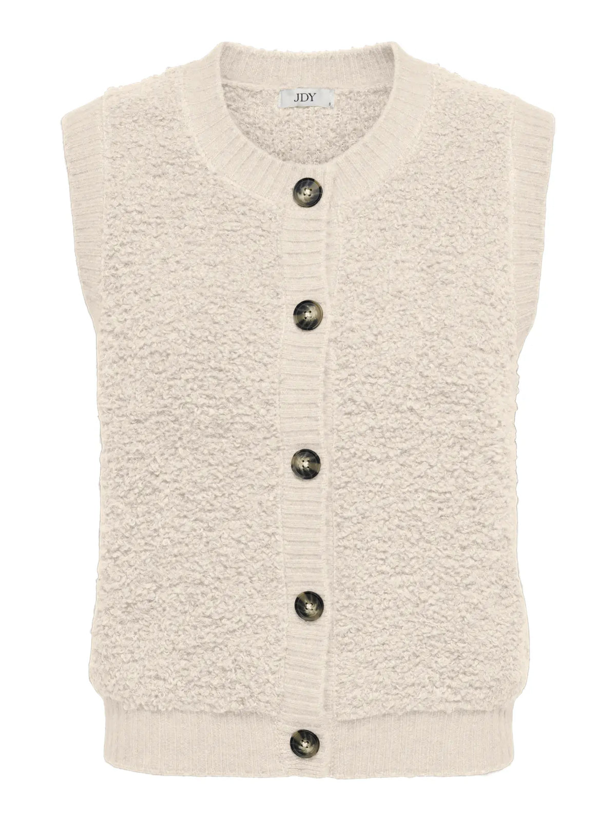 EIRA LIFE S/L ON BUTTON VEST - Birch