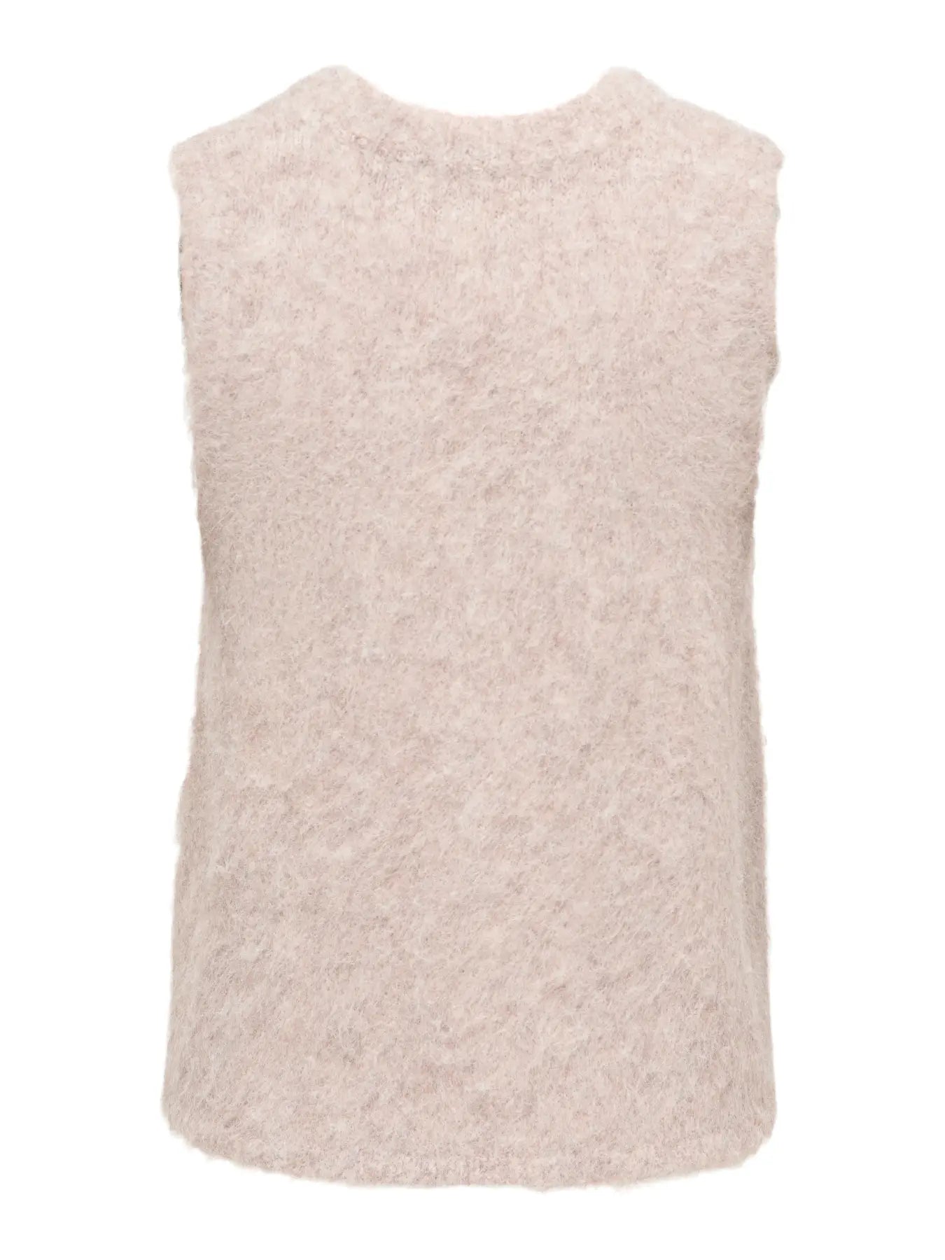 EMMY S/L VEST KNIT - Simply Taupe