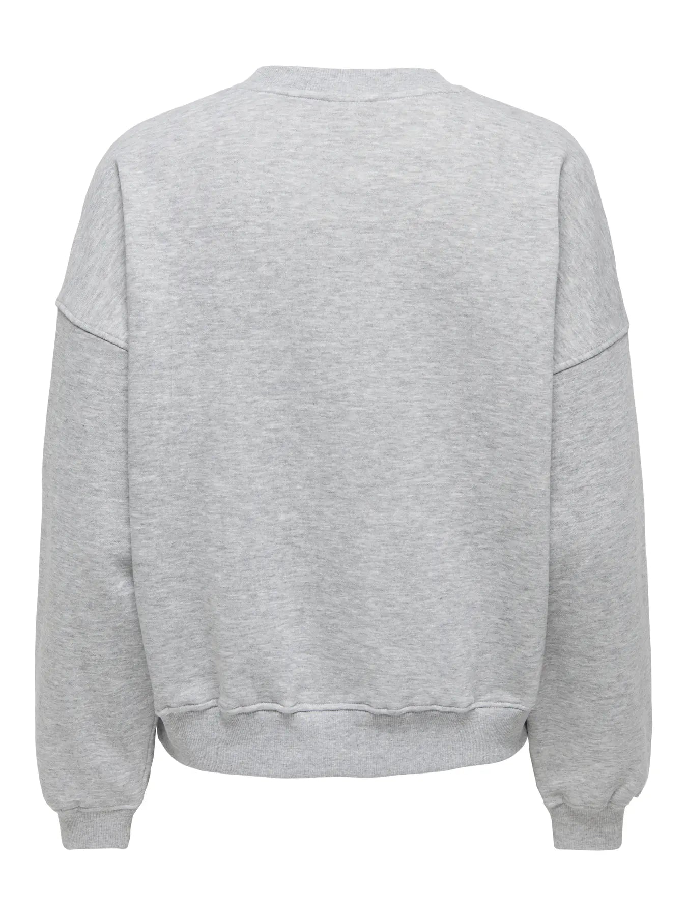MESA L/S O-NK EMB SWEAT - Light Grey Melange LOS ANGELES