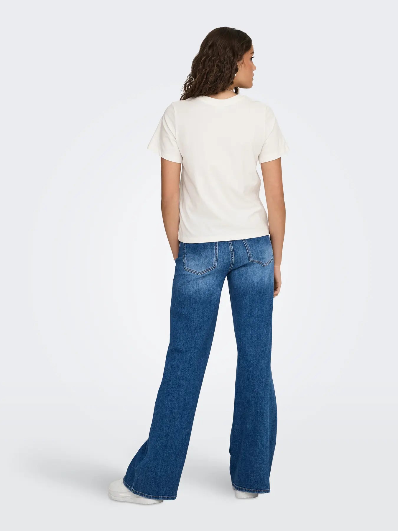 PISA LIFE SS PRINT TOP - Cloud Dancer CITROEN