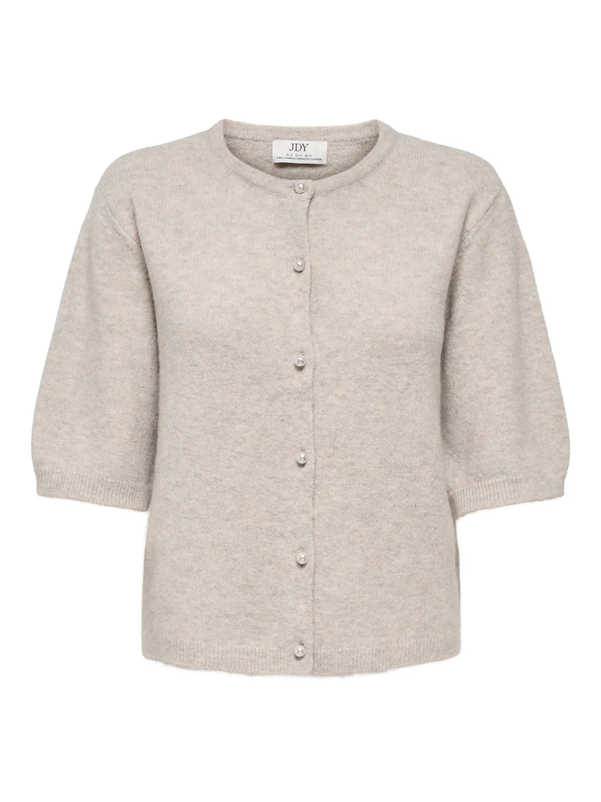 RUE LIFE 2/4 PEARL CARDIGAN - Chateau Gray MELANGE