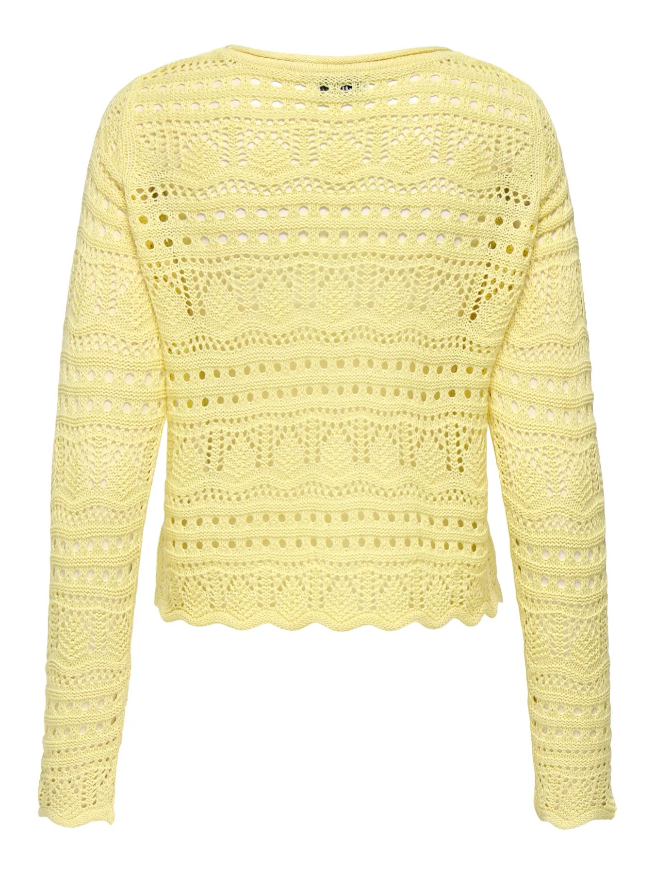 SUN LAY LS BOATNECK TRÖJA - Double Cream