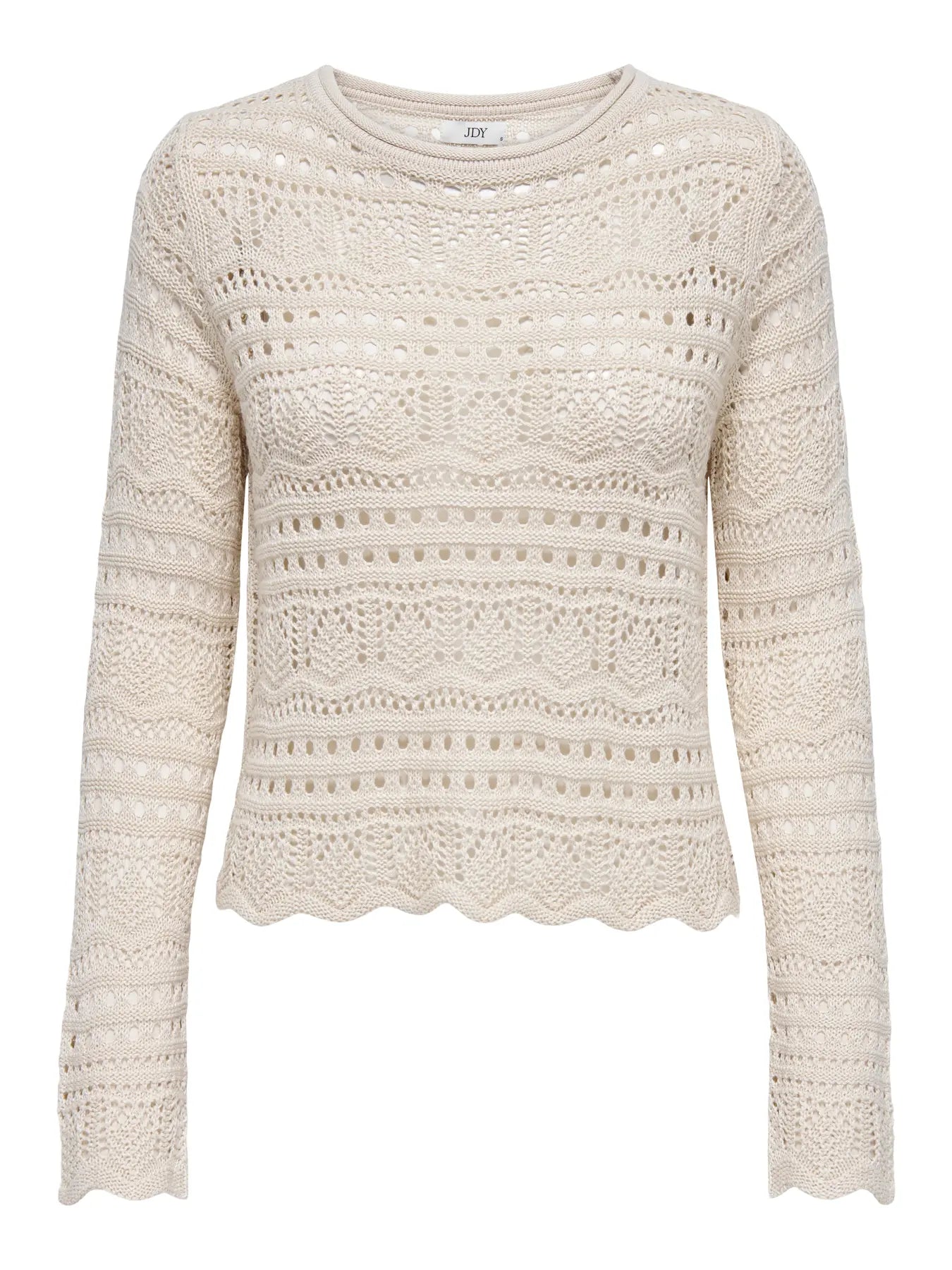 SUN LAY LS BOATNECK TRÖJA - Tapioka