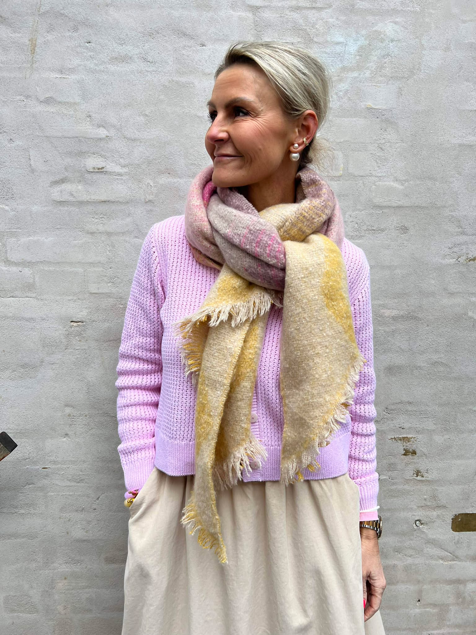 SERENA LIFE O-HALS CARDIGAN - Kritrosa