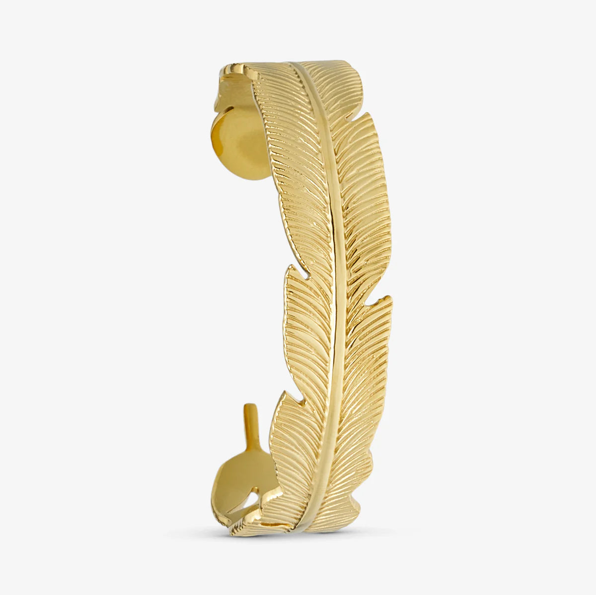 Leafy Bangle - 18 karat guldbelagt