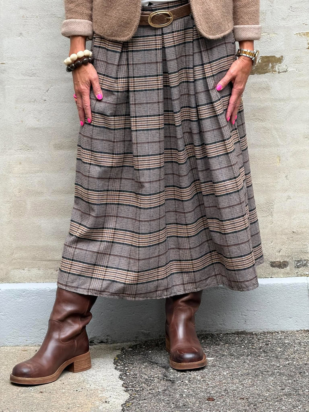 PREORDER-Amsonia Skirt - Camel