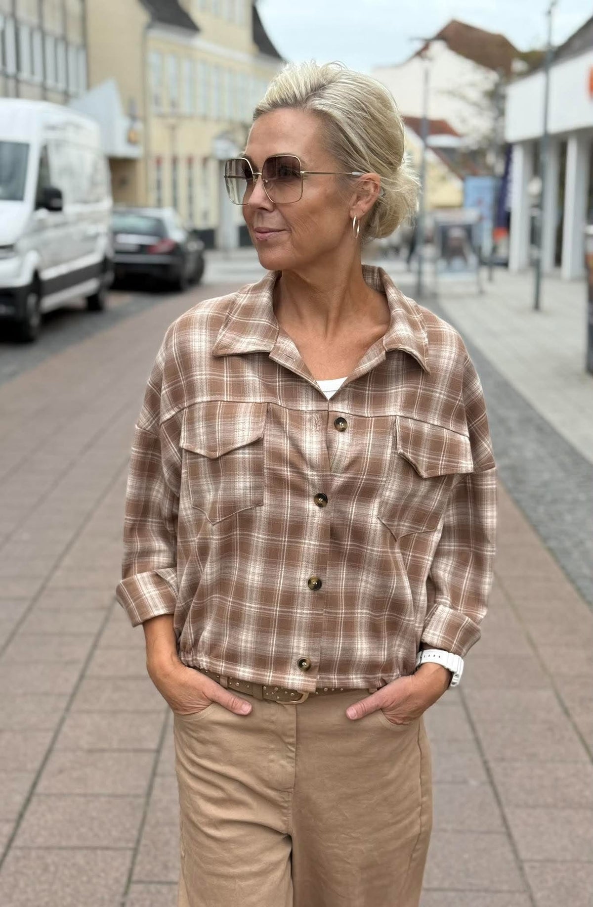 PREORDER-Marbella Shirt - Beige