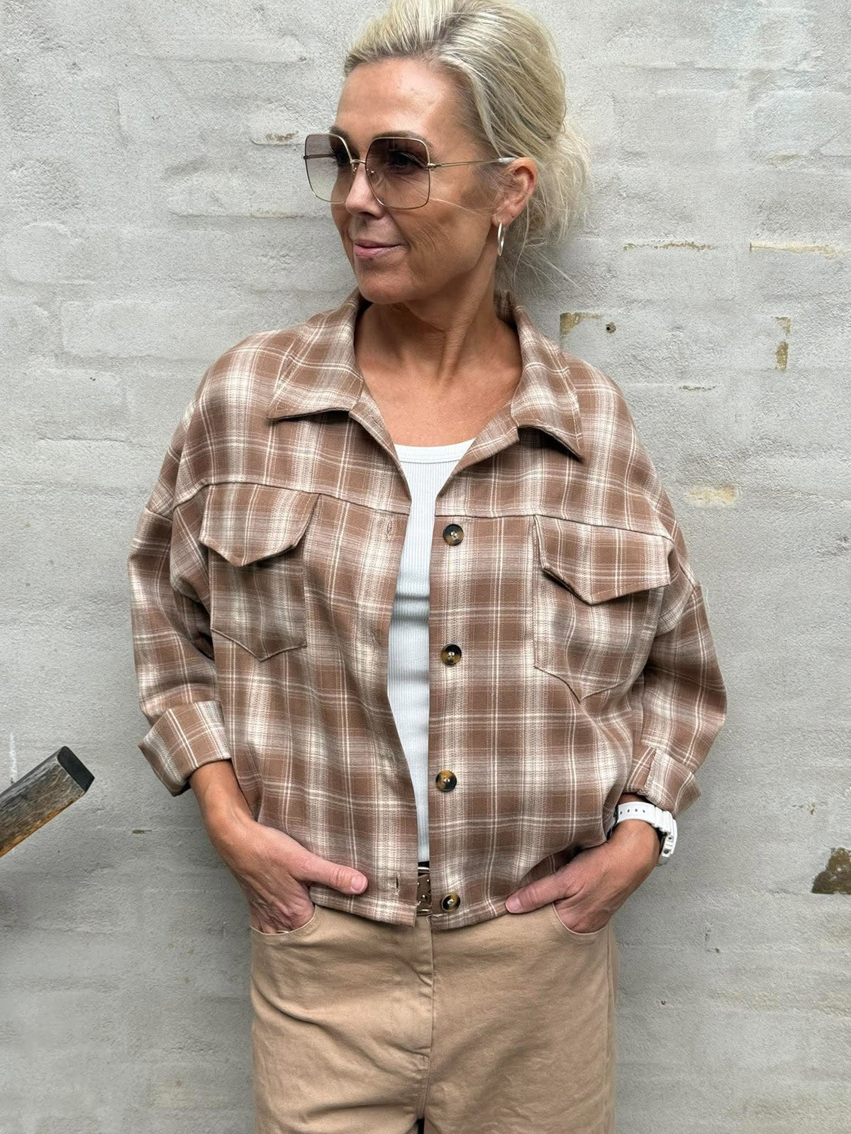 PREORDER-Marbella Shirt - Beige