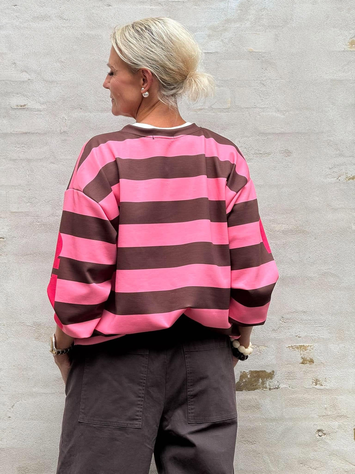 PREORDER-Nerina Sweatshirt - Moro/Pink