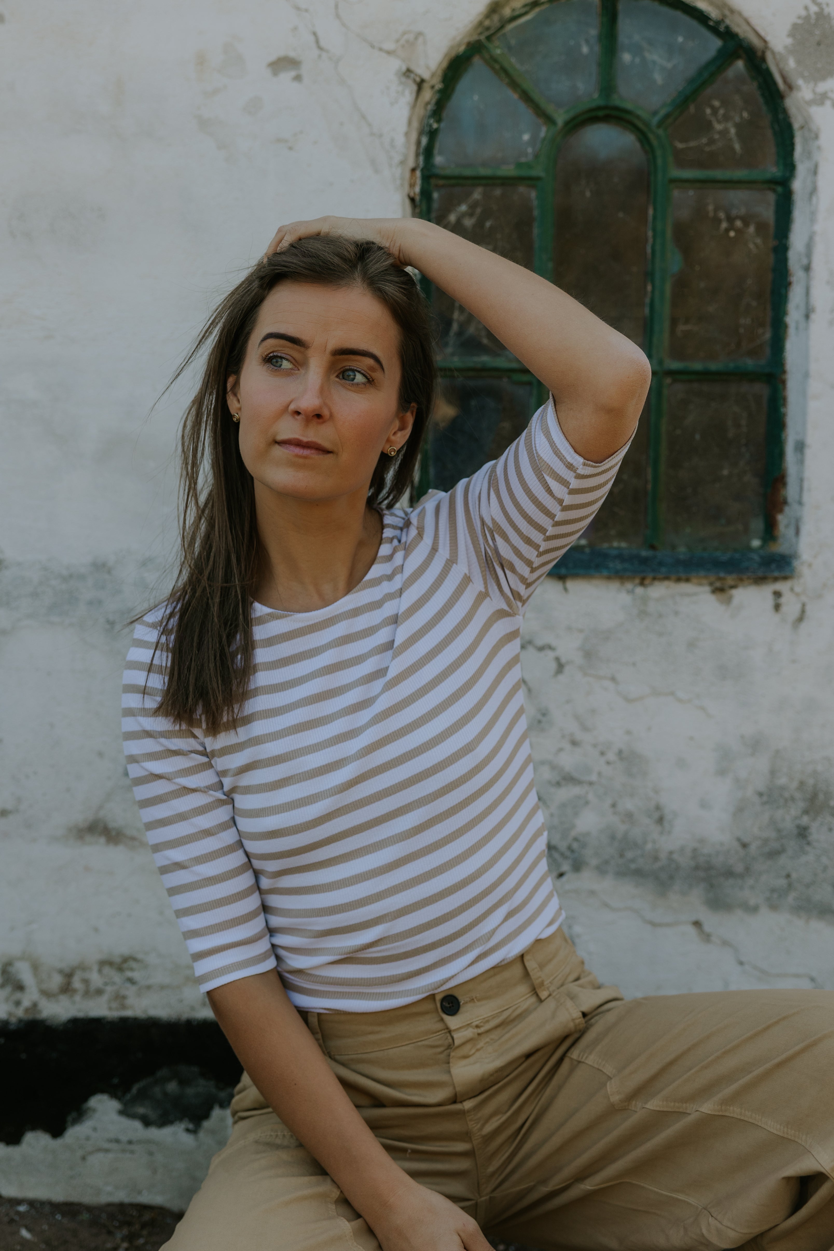 Everyday Stripes Blus - Svart