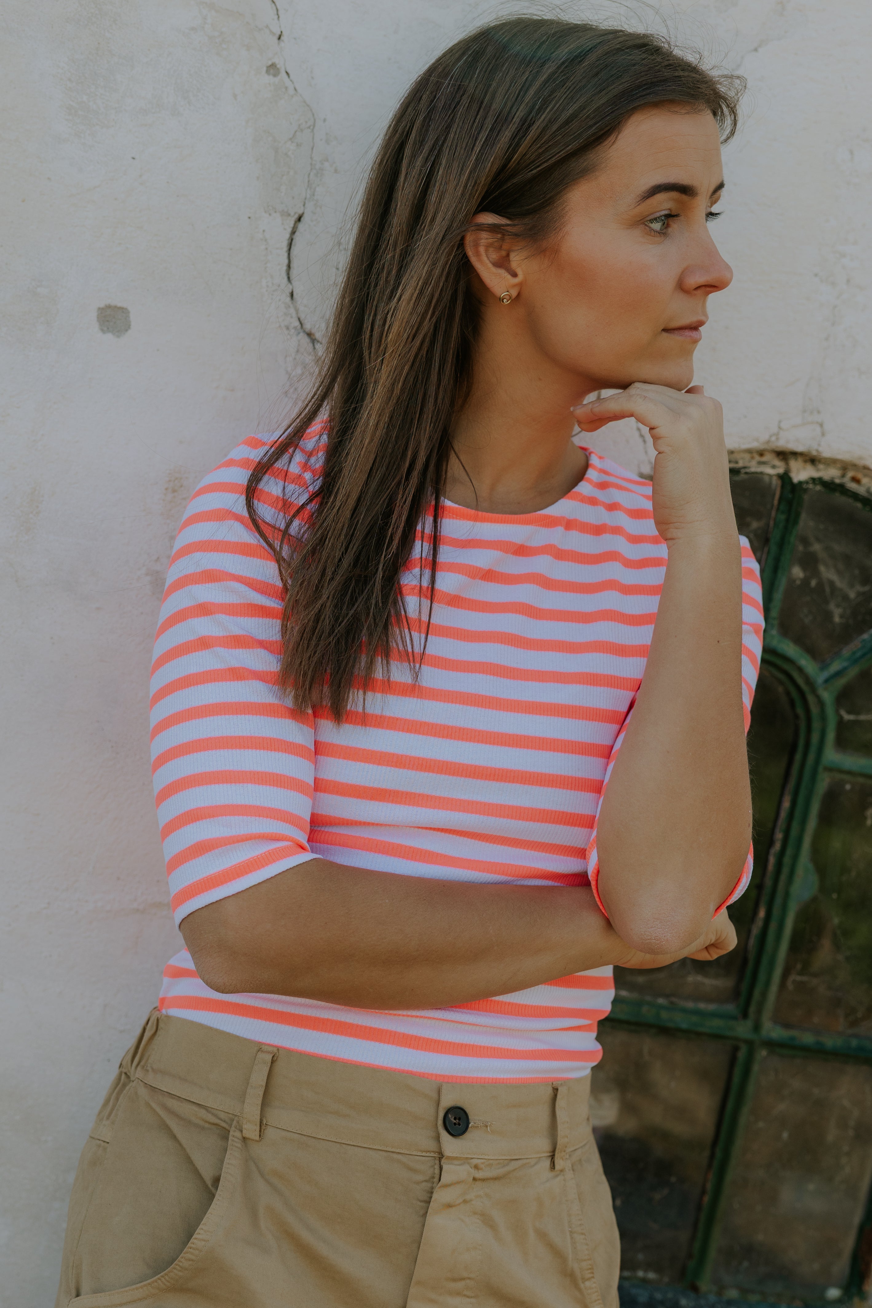 Everyday Stripes Blus - Svart