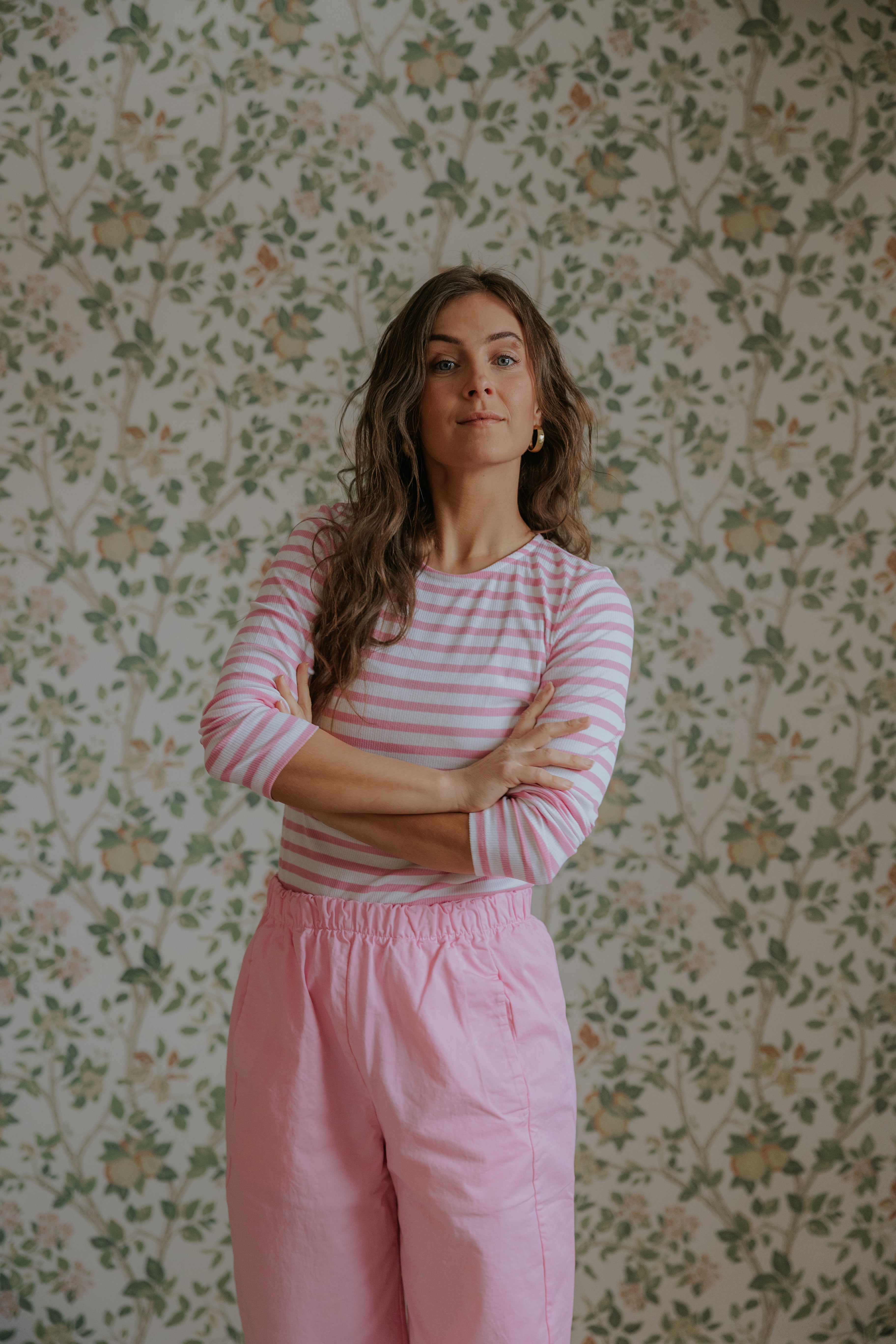 Everyday Stripes Blus - Bubblegum