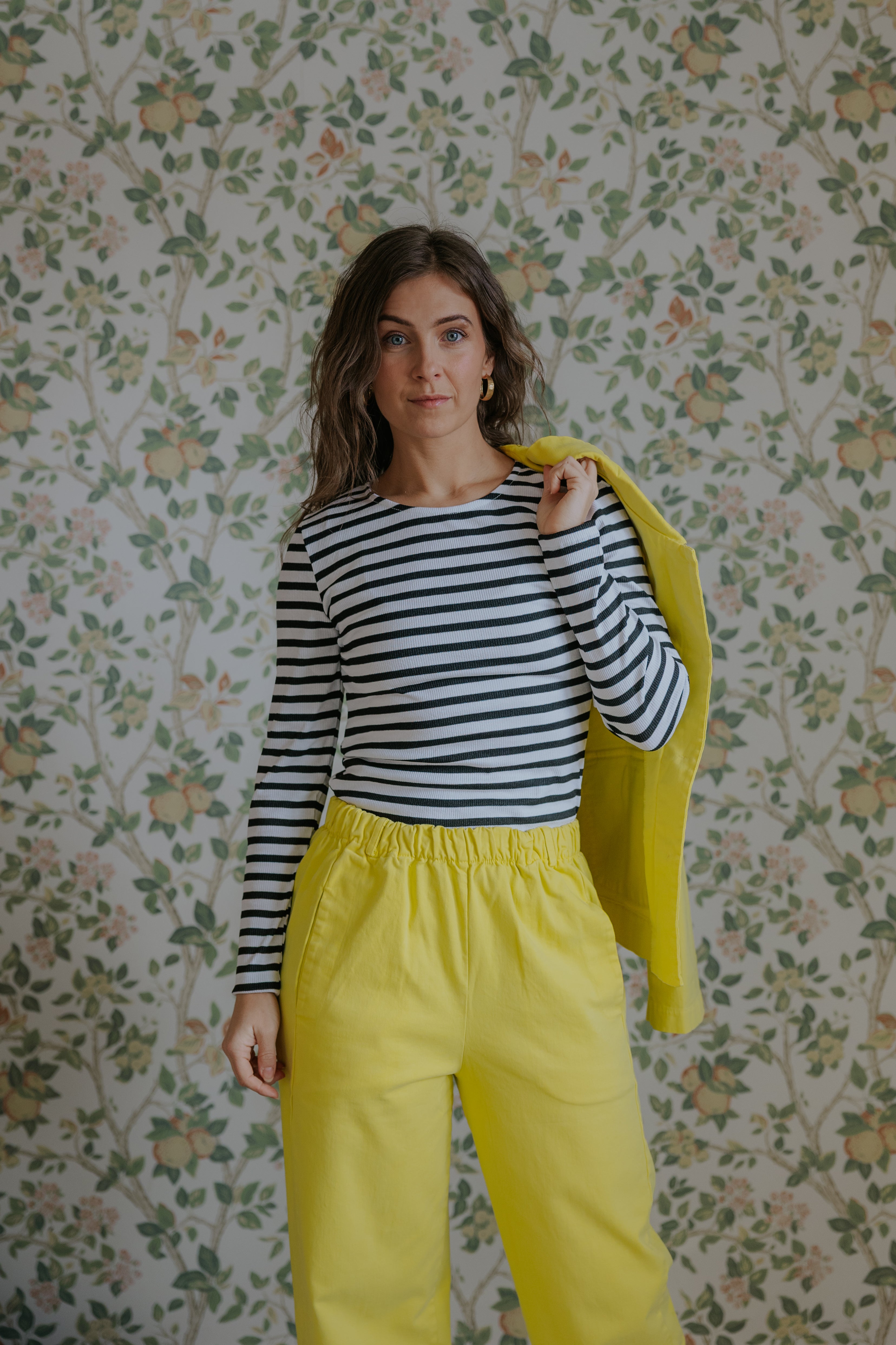 Everyday Stripes Blus - Svart