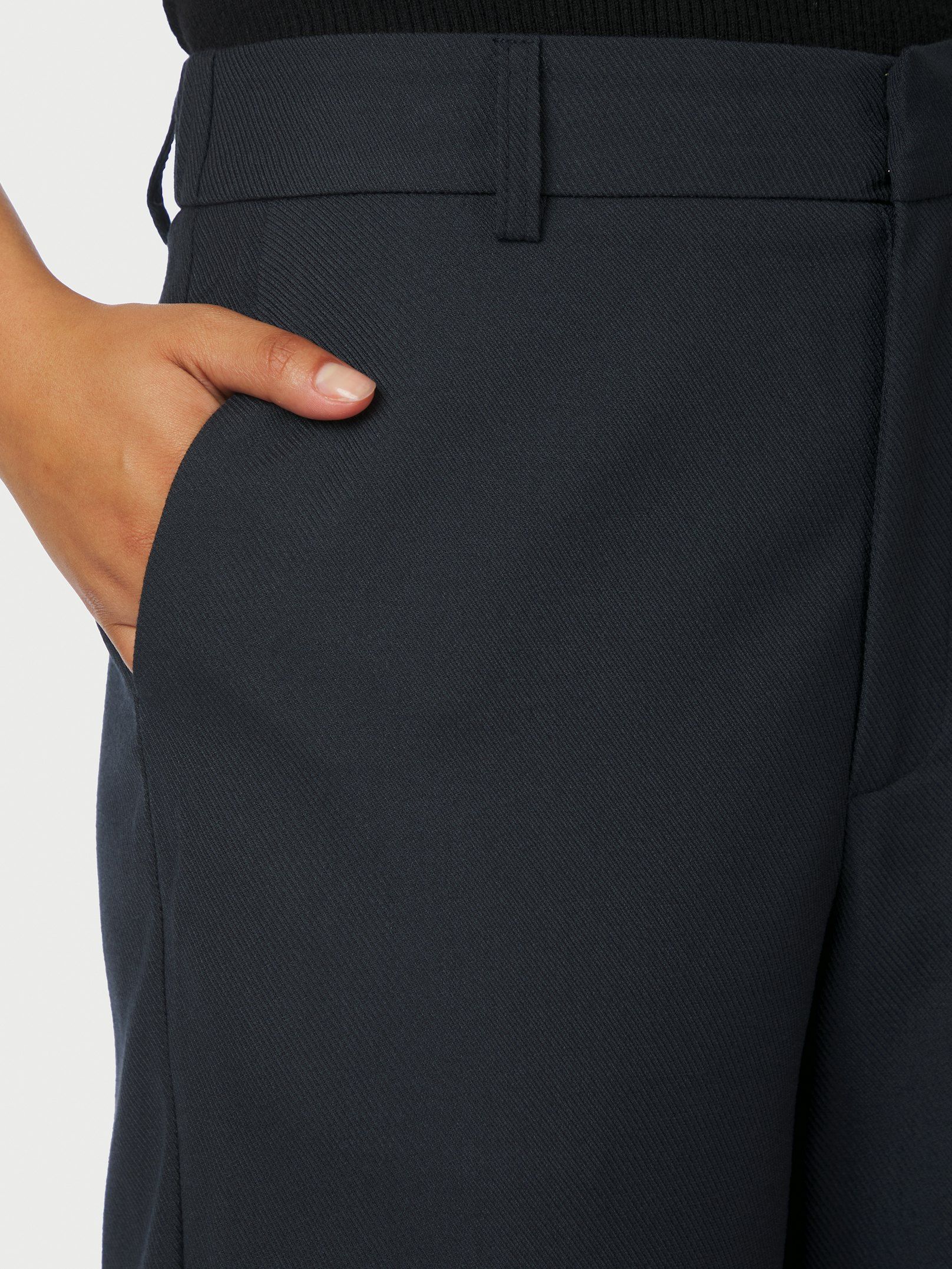 Emmett Melange byxor - Marinblå