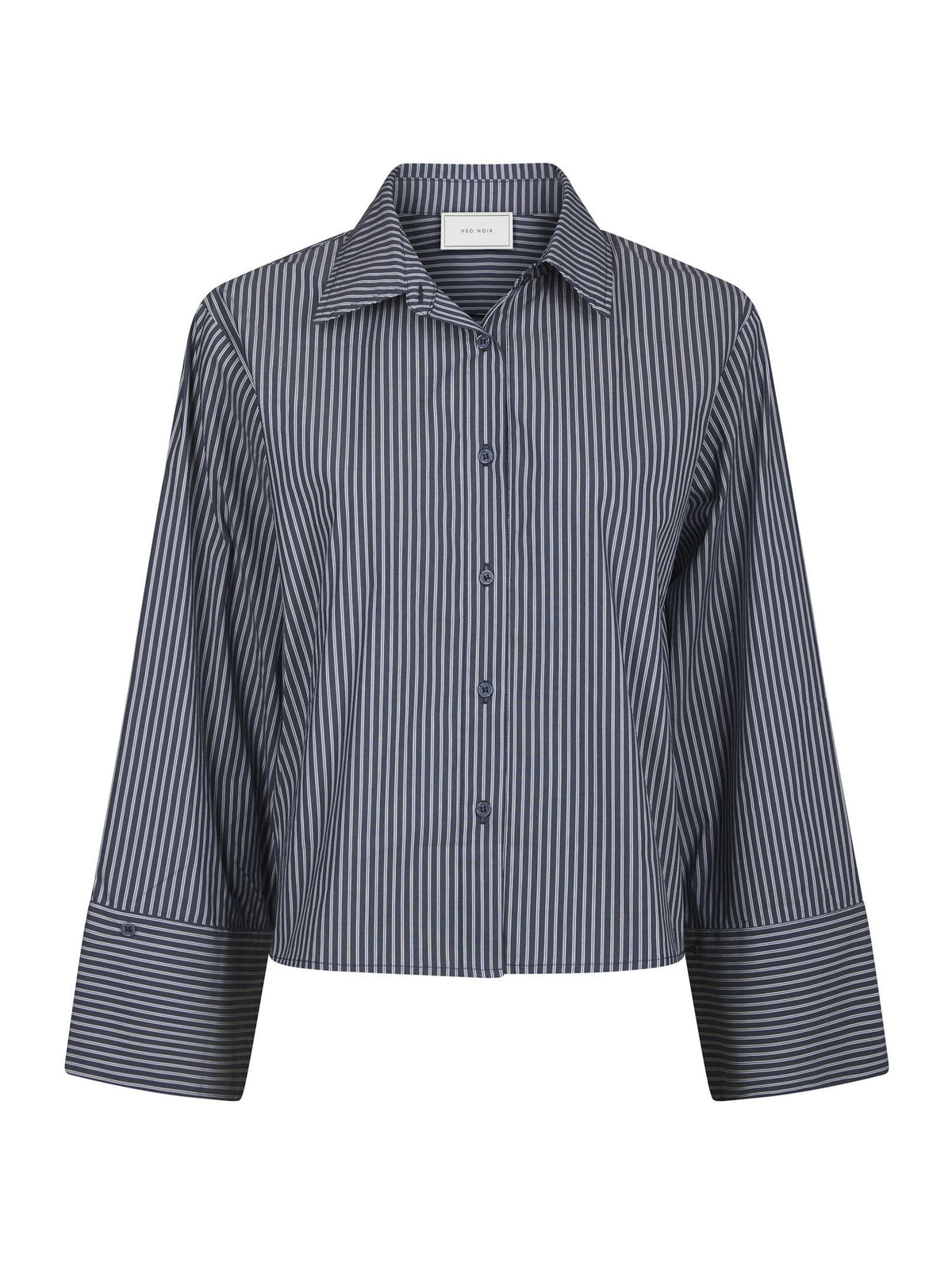 Jaylin Stripe Shirt - Dark Navy