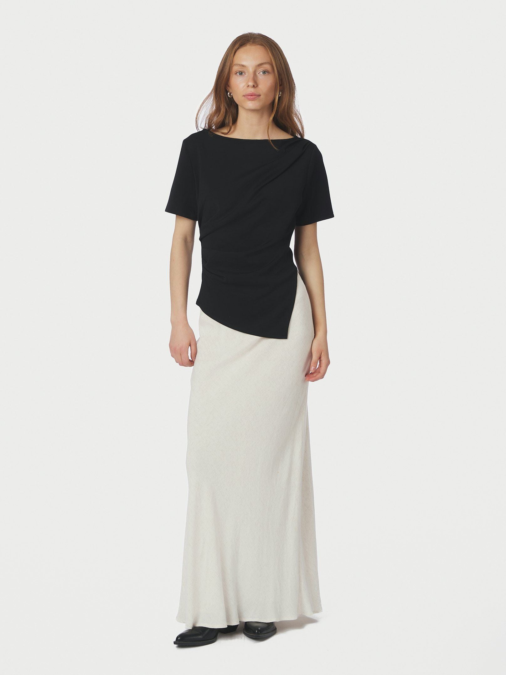 Rasmine Soft Blus - Svart