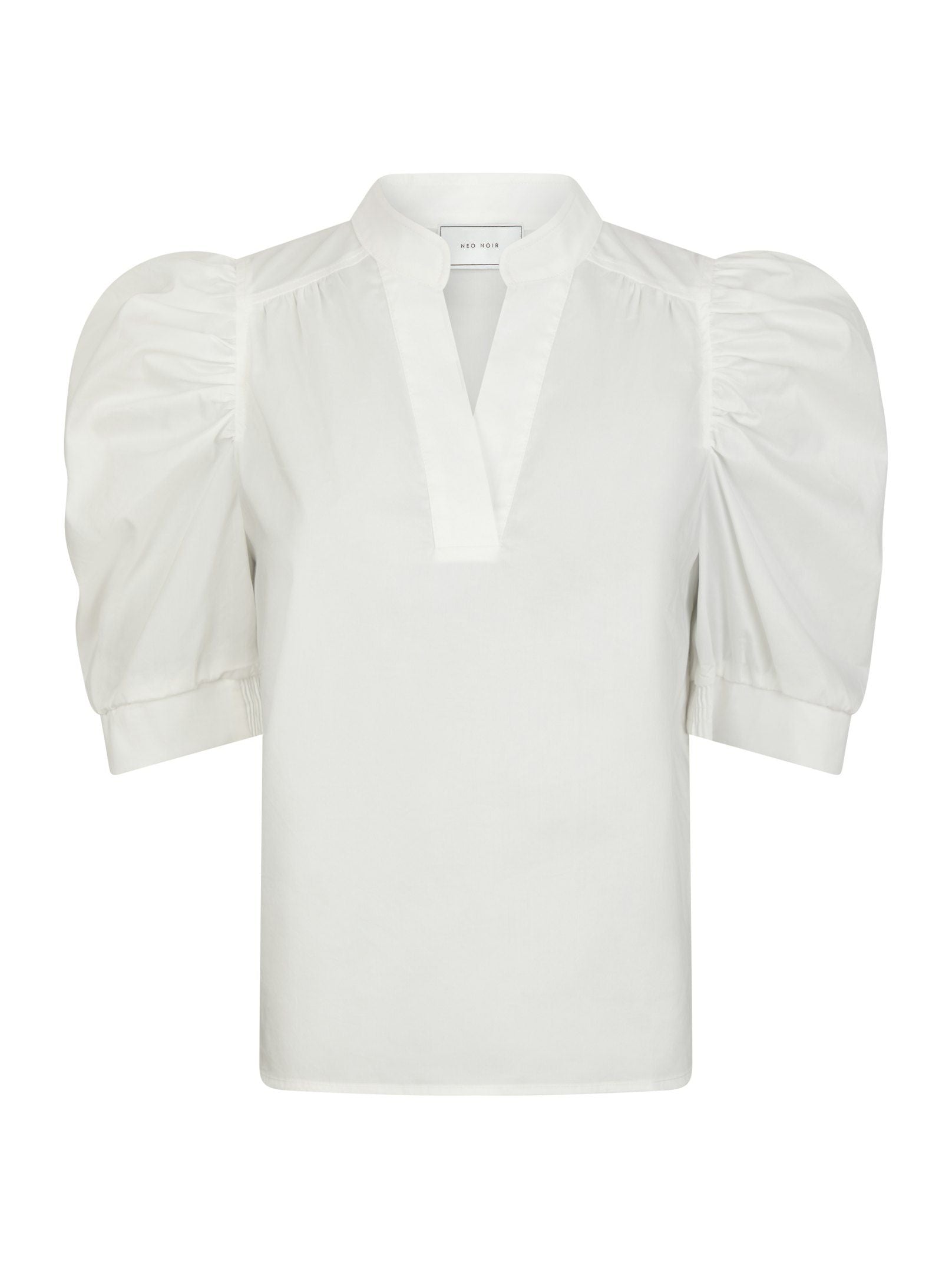 Roella Poplin Blus - Vit