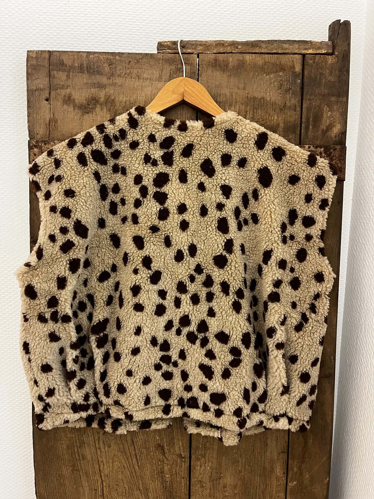 Dalina Vest - Beige/Brown
