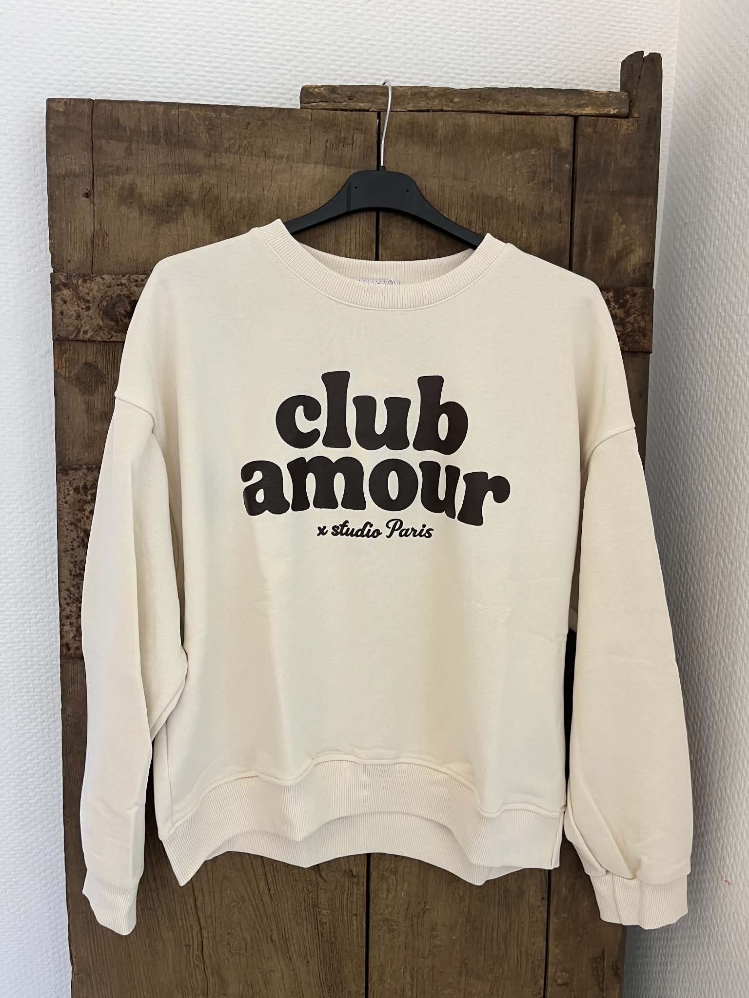Club Amour Sweat - Beige/Moro