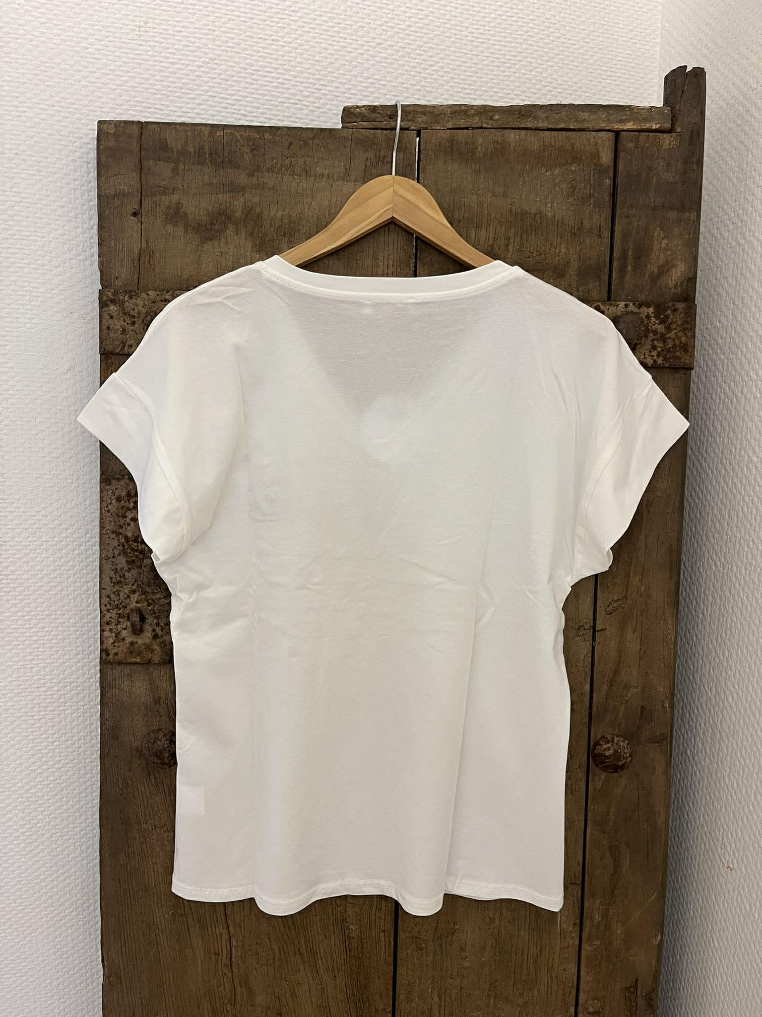 Coffee Love T-shirt - White Brown