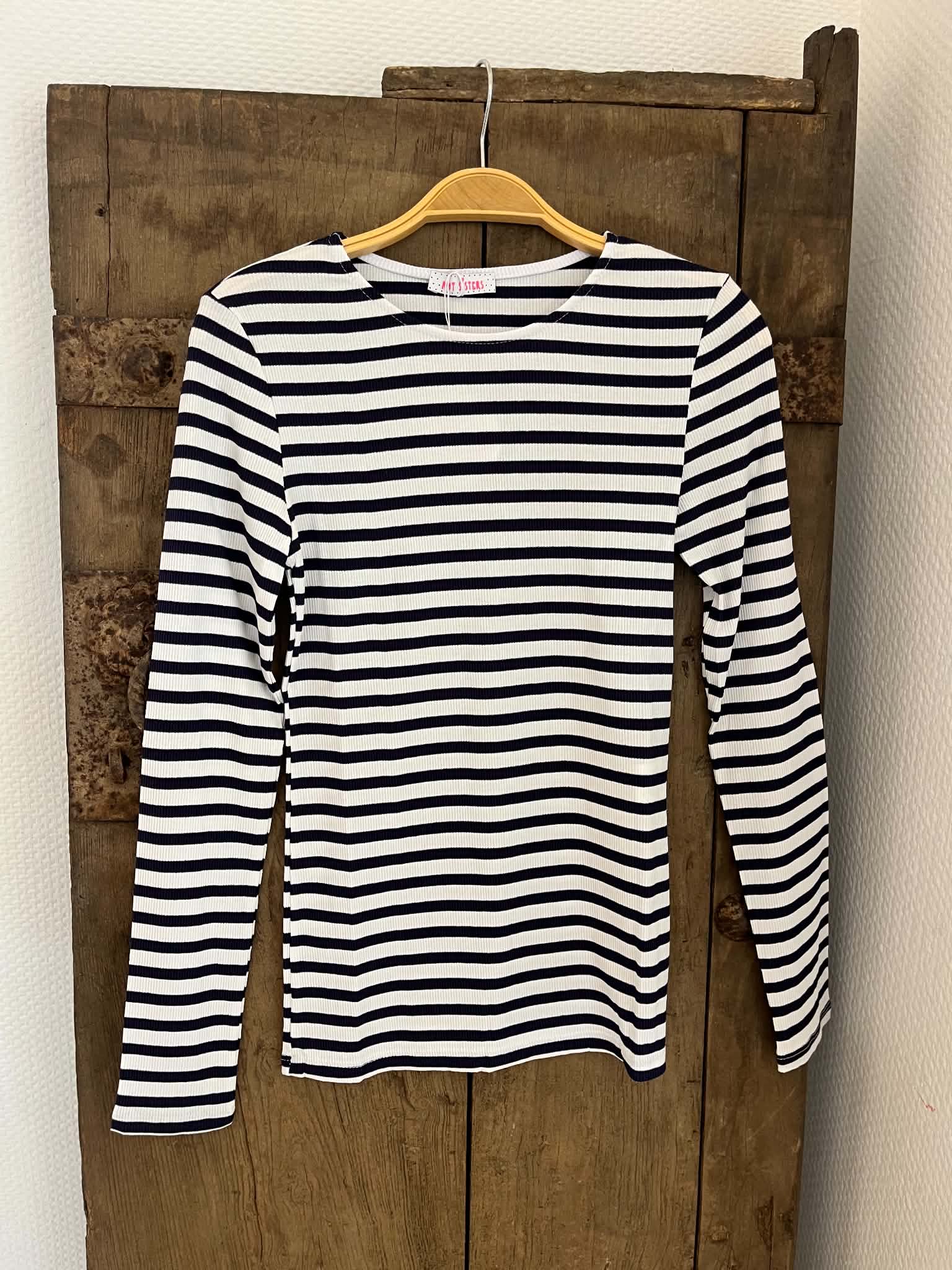 Everyday Stripes Blus - Svart