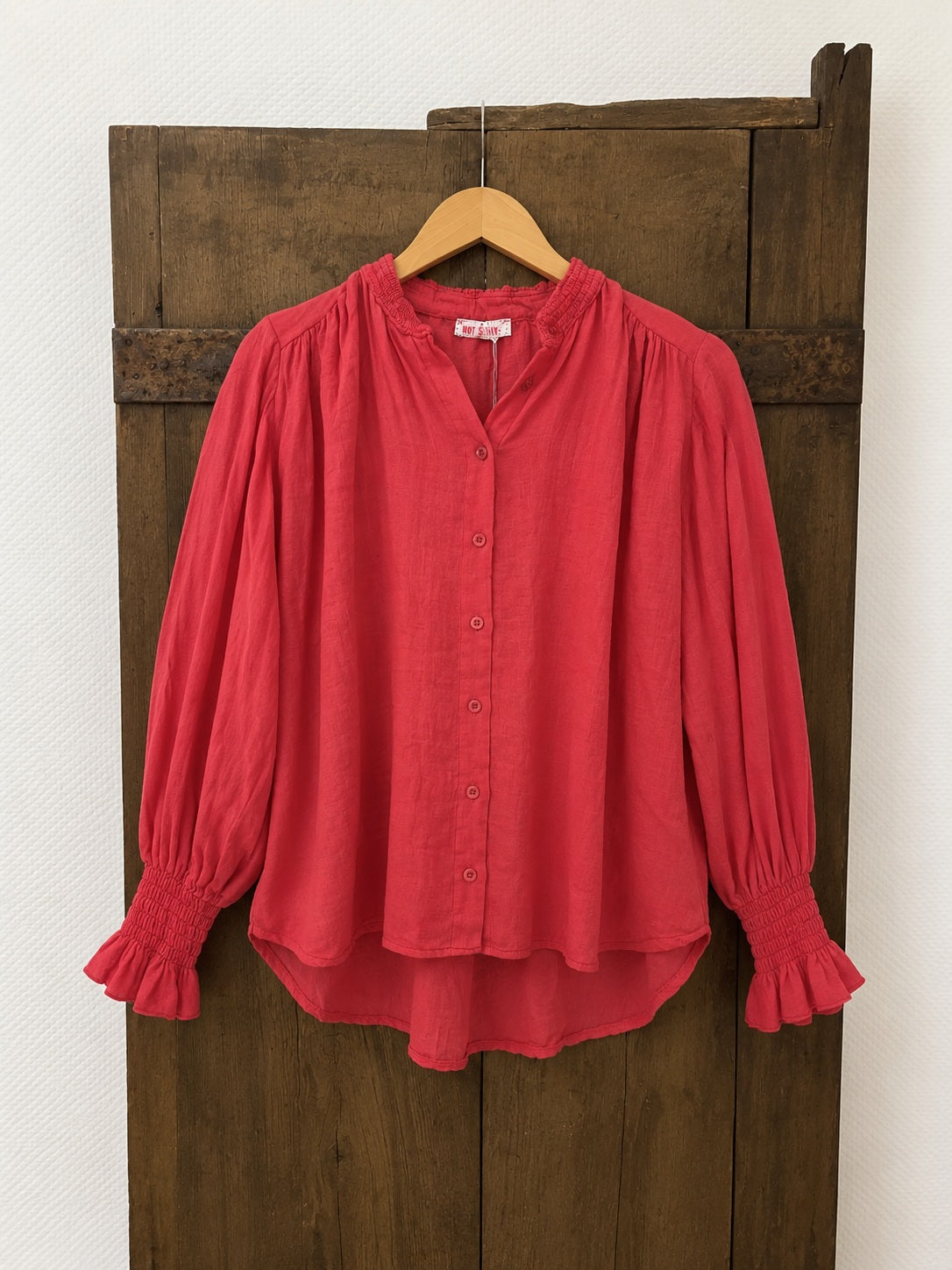Nelly Shirt - Flame Red