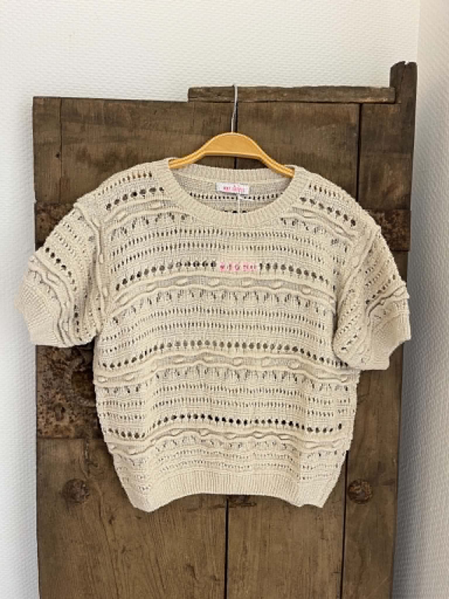 Stesso Knitted Shirt - Off White
