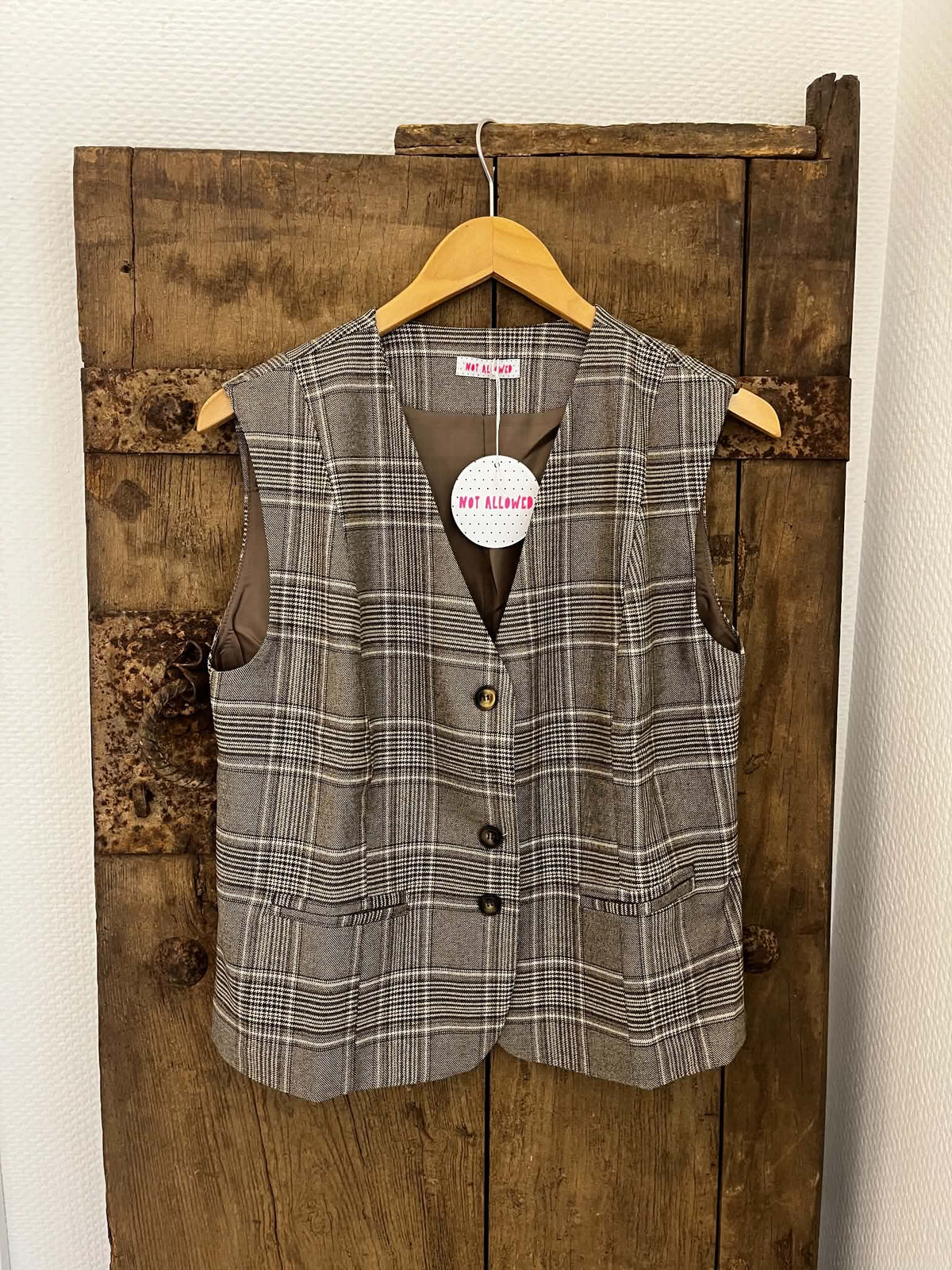 Sherlock Vest - Grey Pattern