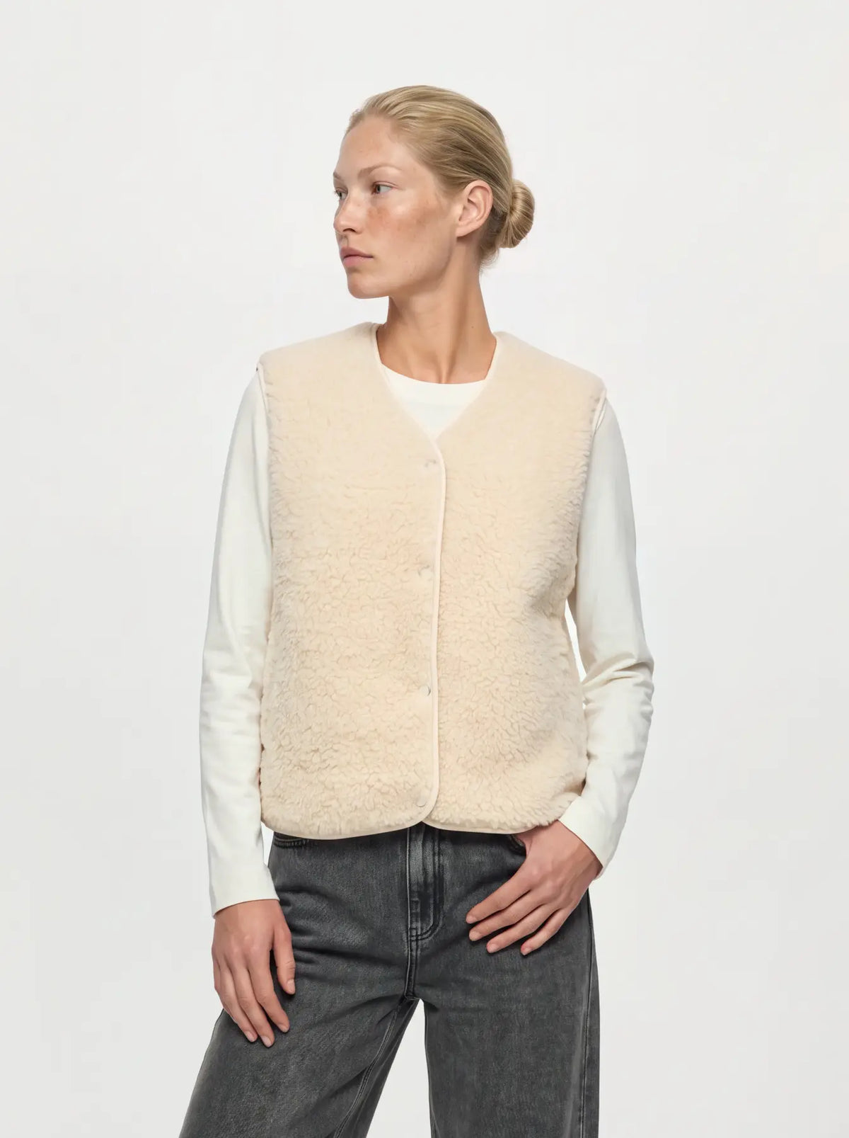 ELLA WAISTCOAT - Sandshell