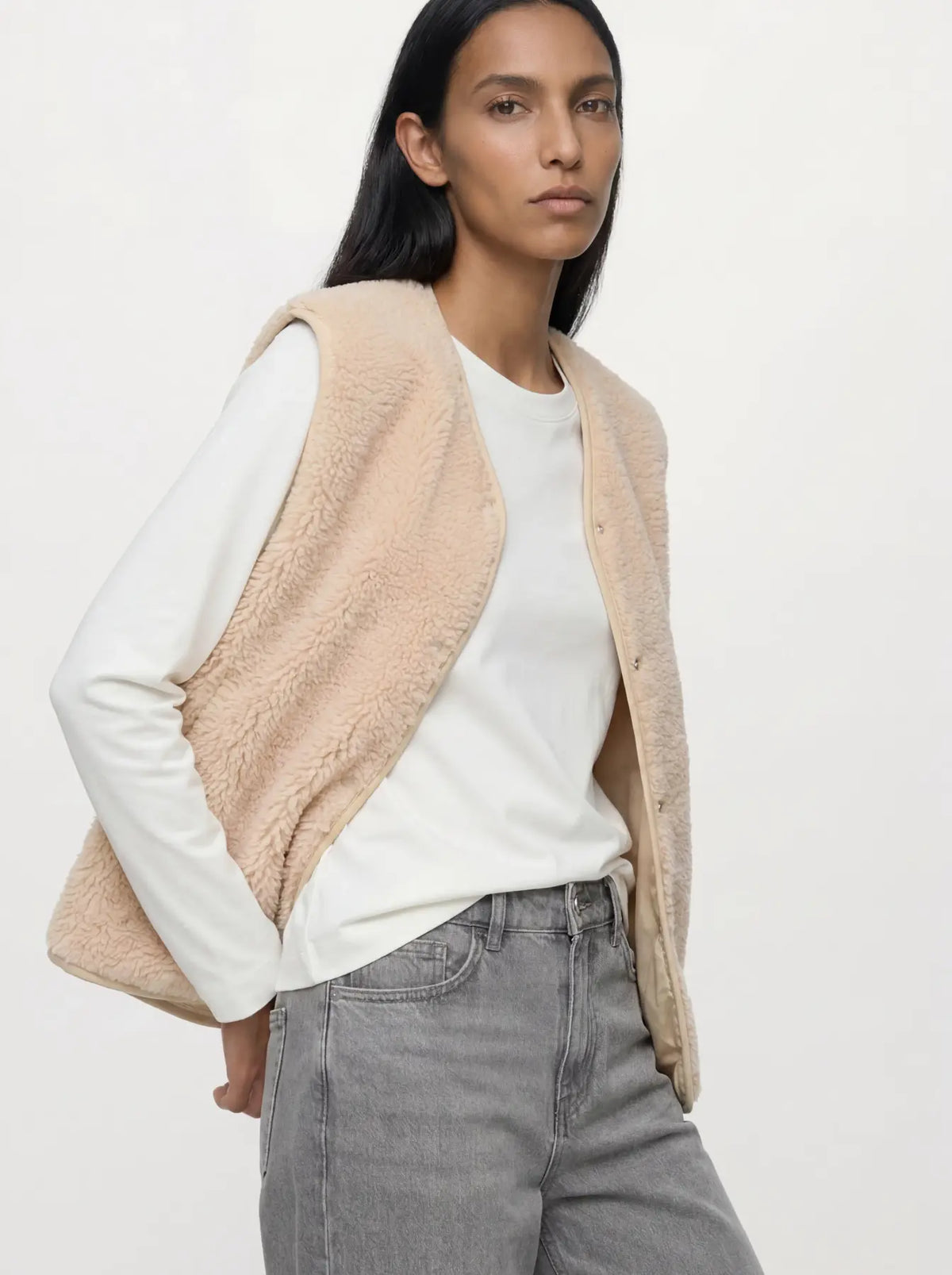 ELLA WAISTCOAT - Sandshell