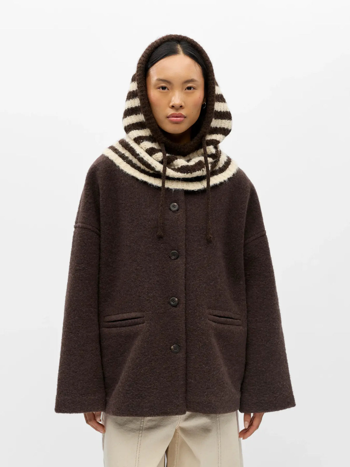MILU KNIT BALACLAVA - Java/Small sandshell