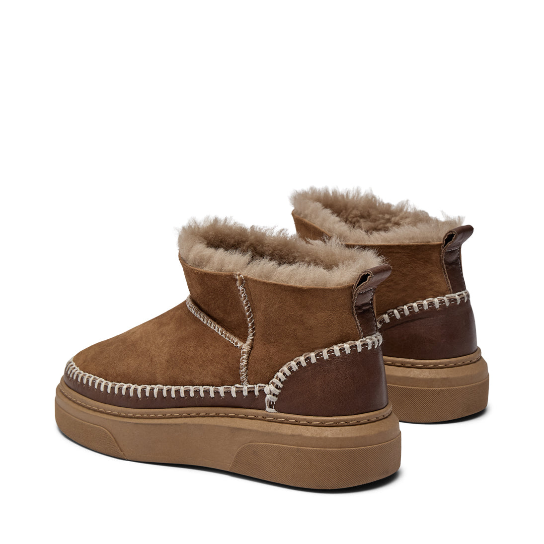 Suvi Teddy Bear Boots - Tan