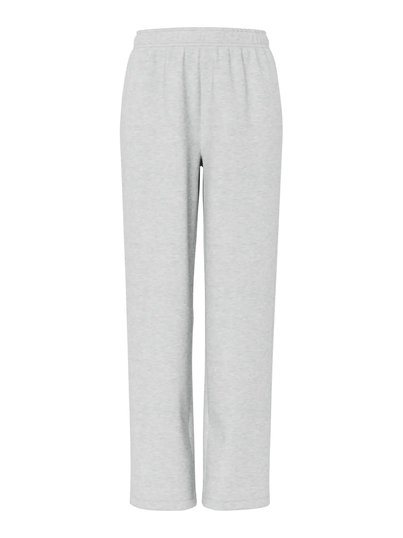 CHILLI HW STRAIGHT SWEAT PANTS - Light Grey Melange