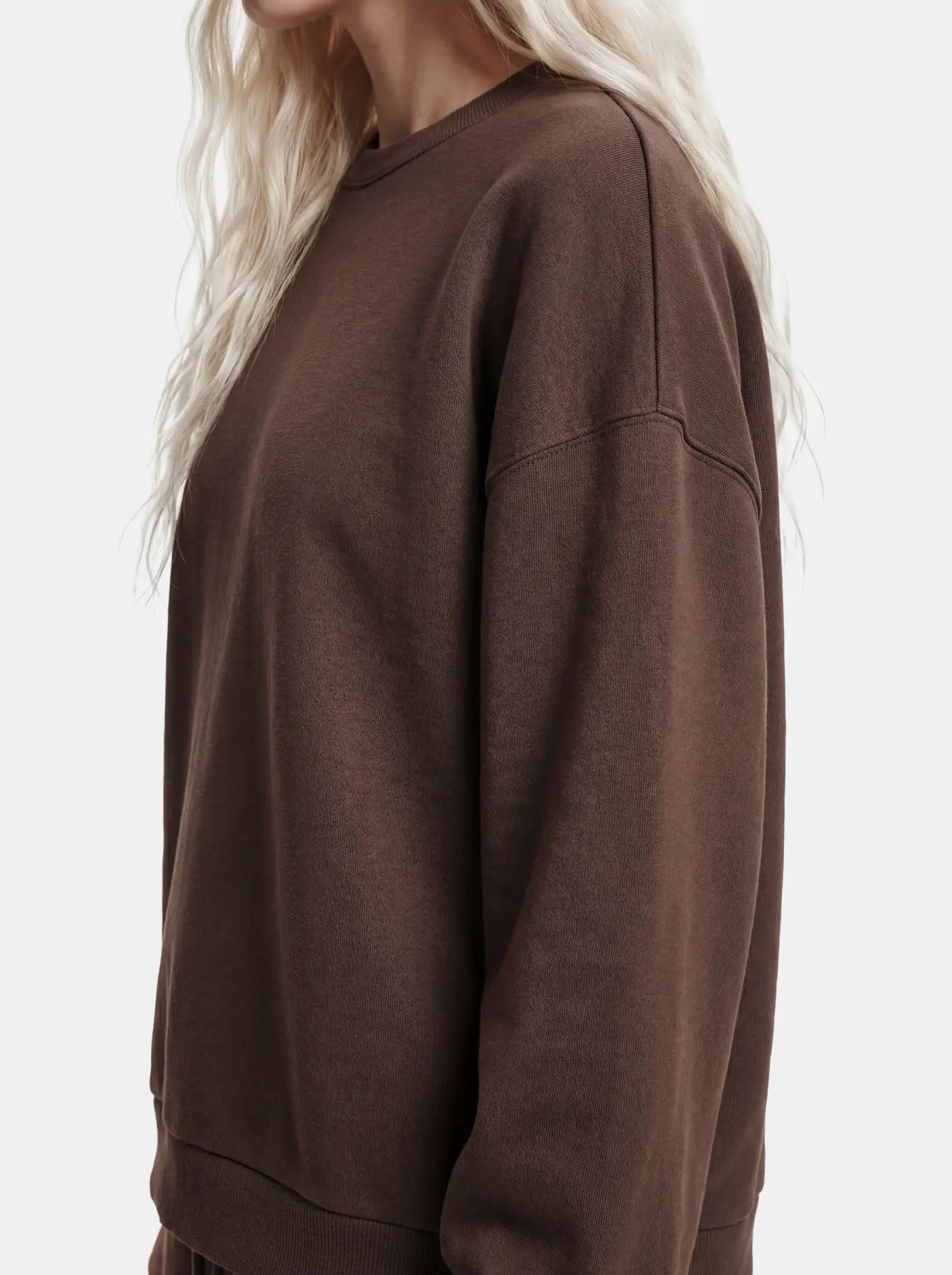 CHILLI LS LOOSE FIT SWEAT TOP - Hot Fudge