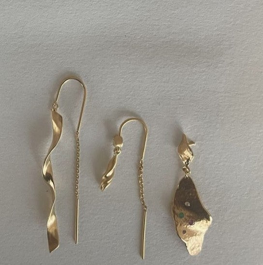 Dinglar ile de lamour örhänge med. stenar