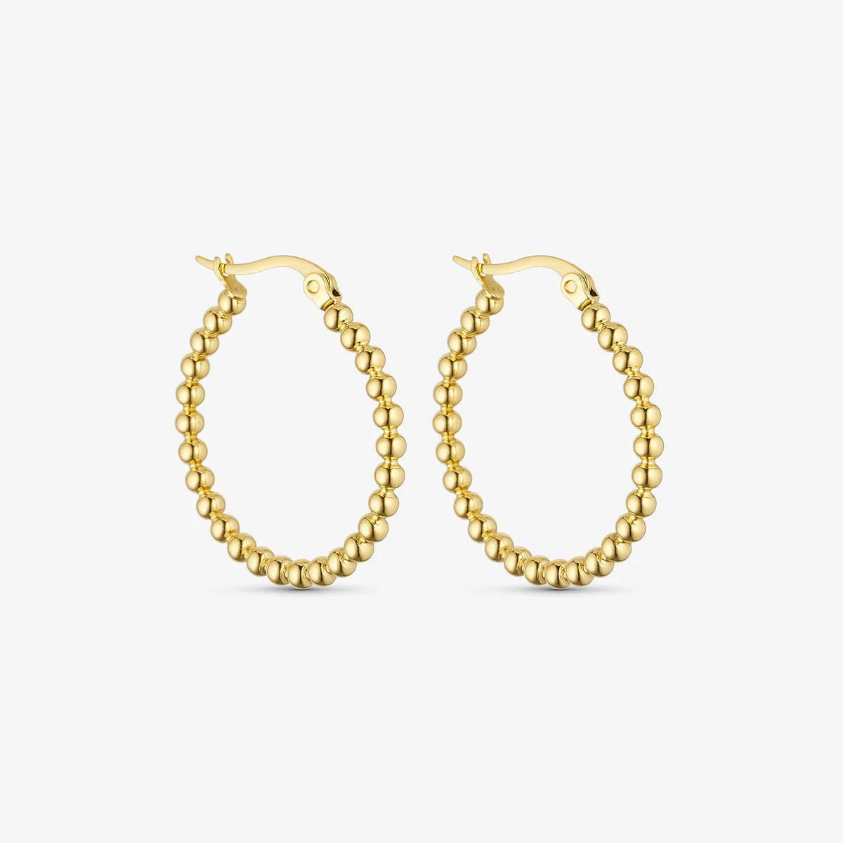 Sora Hoops 27 mm - 18 karat guldbelagt