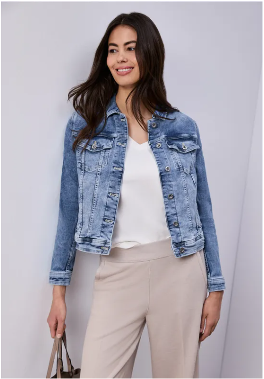 Style Jacket - Medium Blue Wash