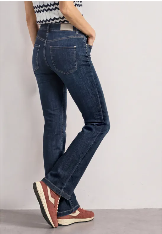 Blaire Bootcut High Waist - Dark Blue Washed