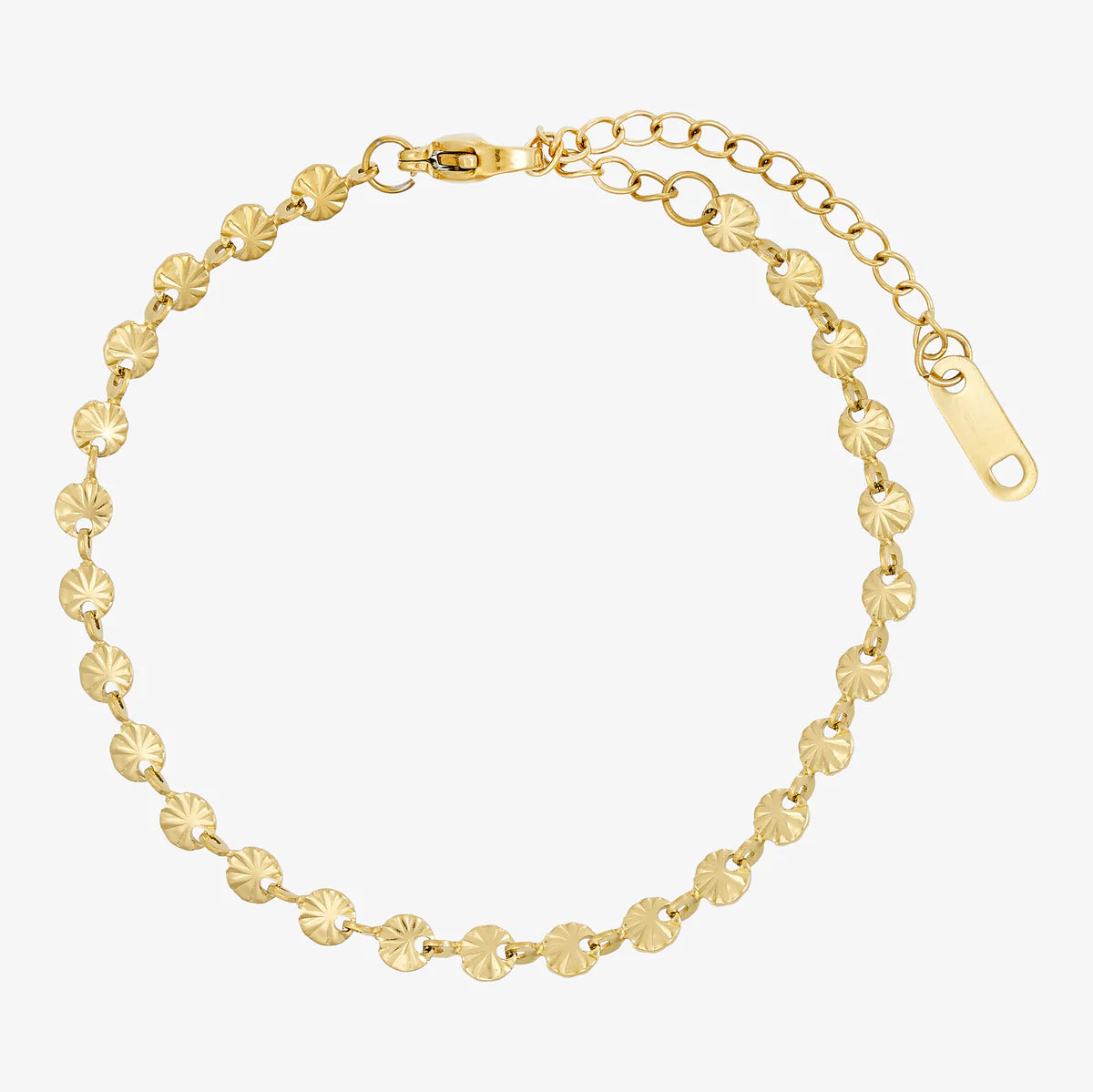 Sunny Chain Armband - 18 karats guldpläterad