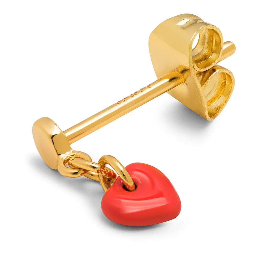 Love U Dangling örhänge 1 st - Guld