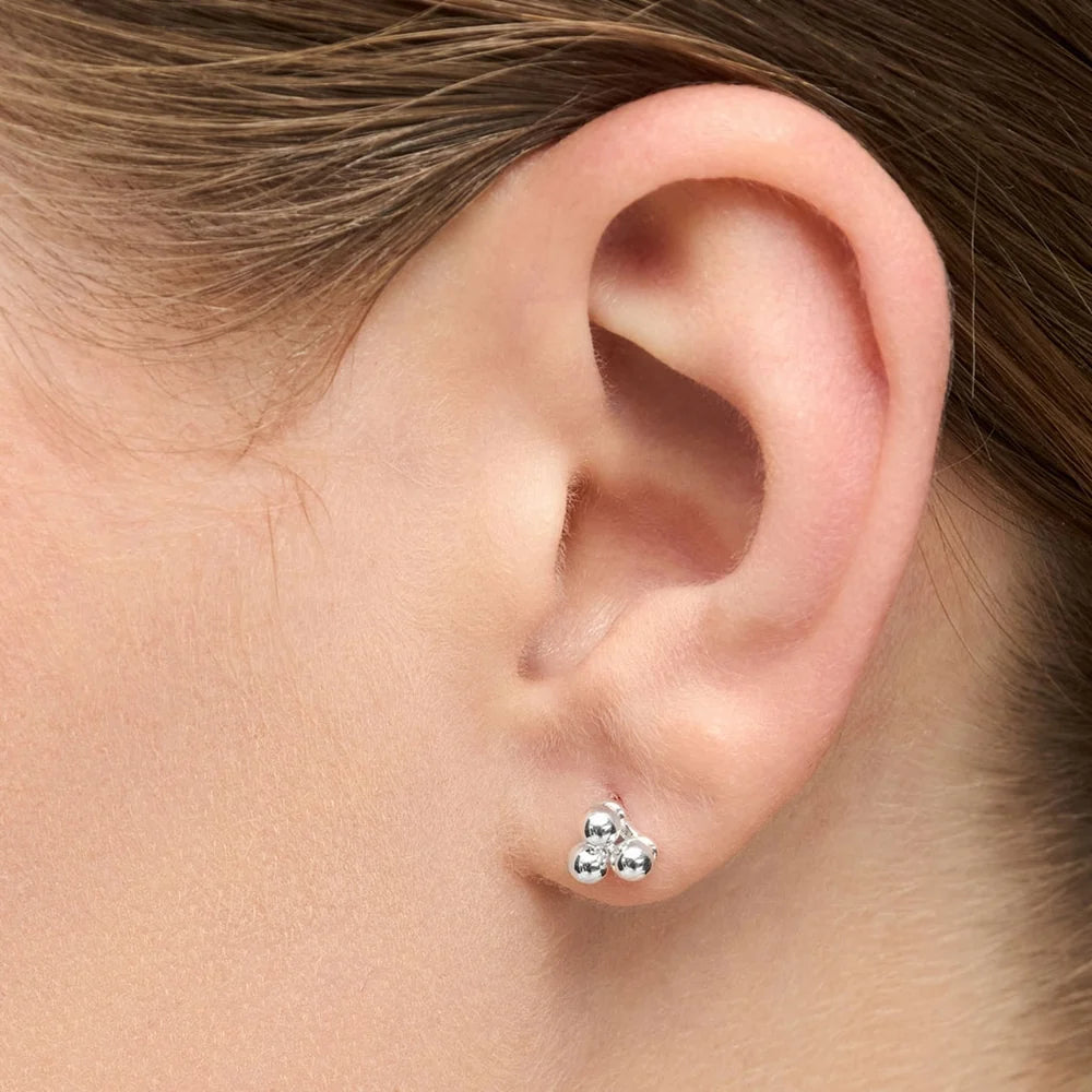 Trio Örhänge - Silver