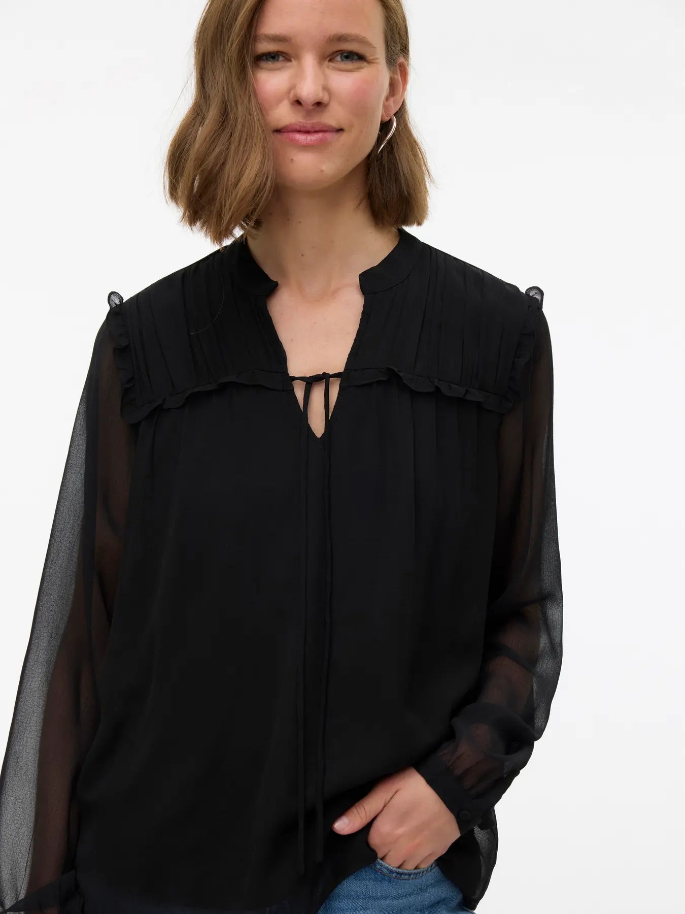 LINEA LS TOPP - Svart