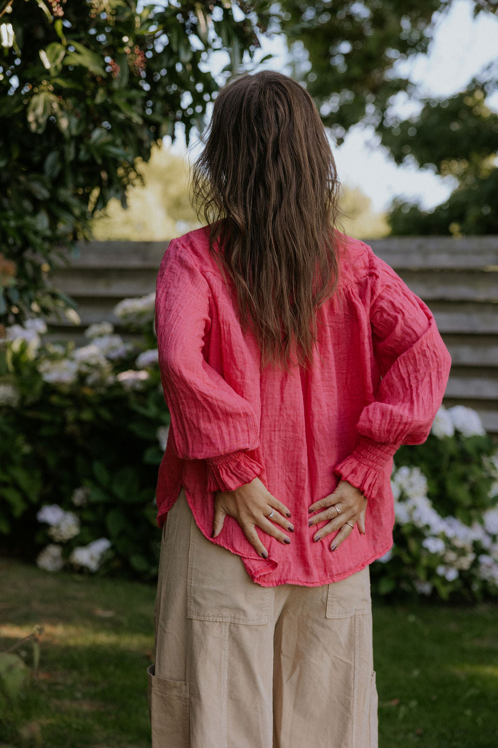 Nelly Shirt - Flame Red