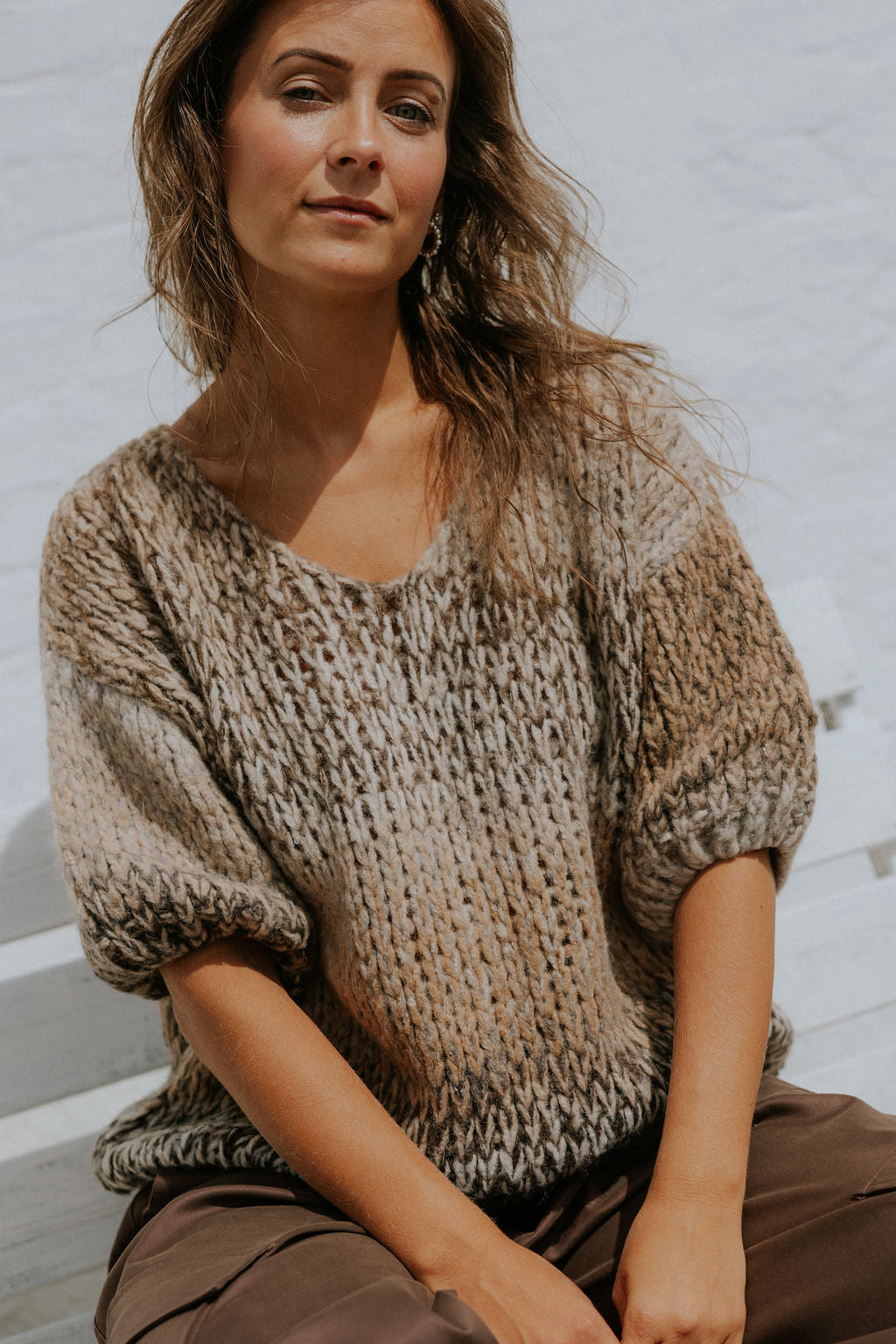 PREORDER-Grace Pullover - Brown