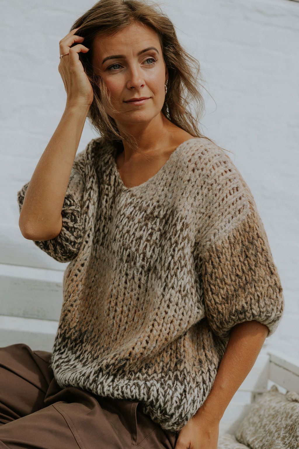 PREORDER-Grace Pullover - Brown