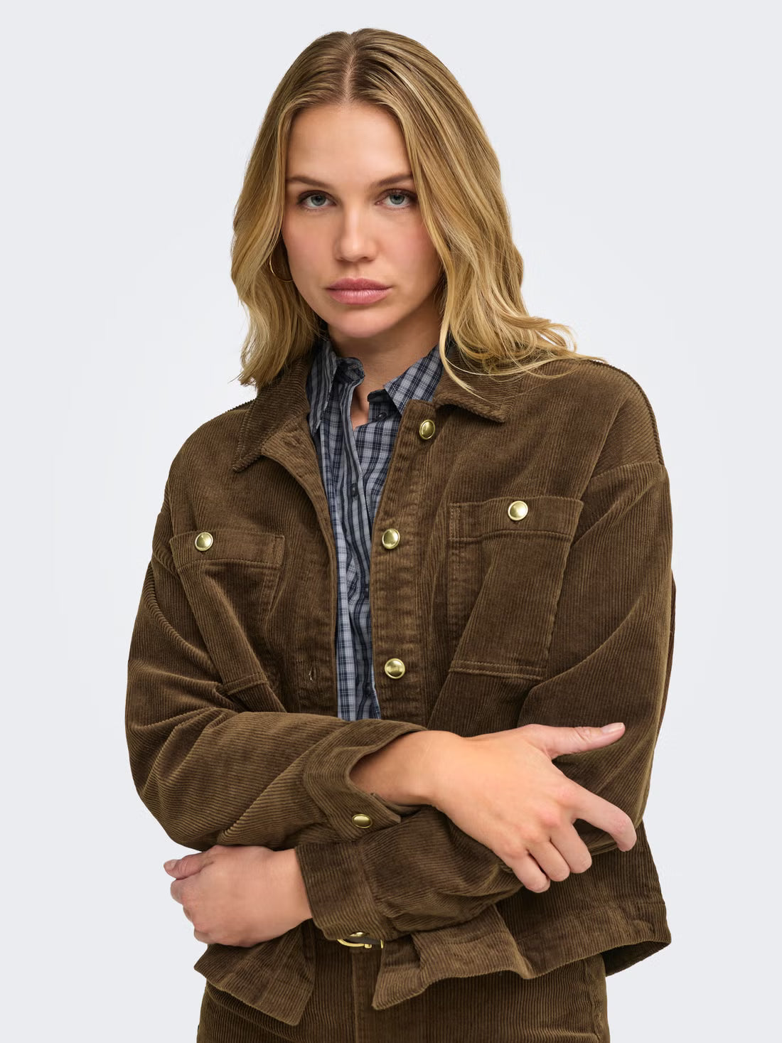 Courtney LS Shacket PNT - Cub